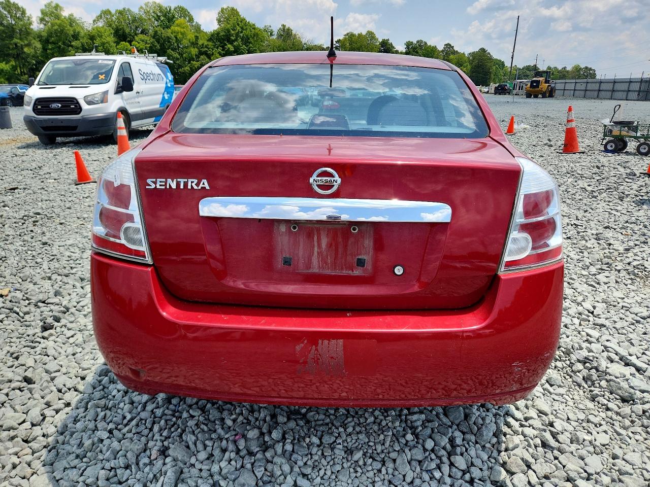 2010 Nissan Sentra 2.0 Burgundy vin: 3N1AB6AP9AL616638