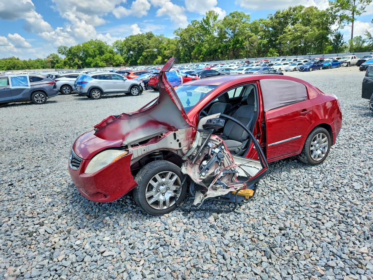 2010 Nissan Sentra 2.0 Red vin: 3N1AB6AP9AL636761