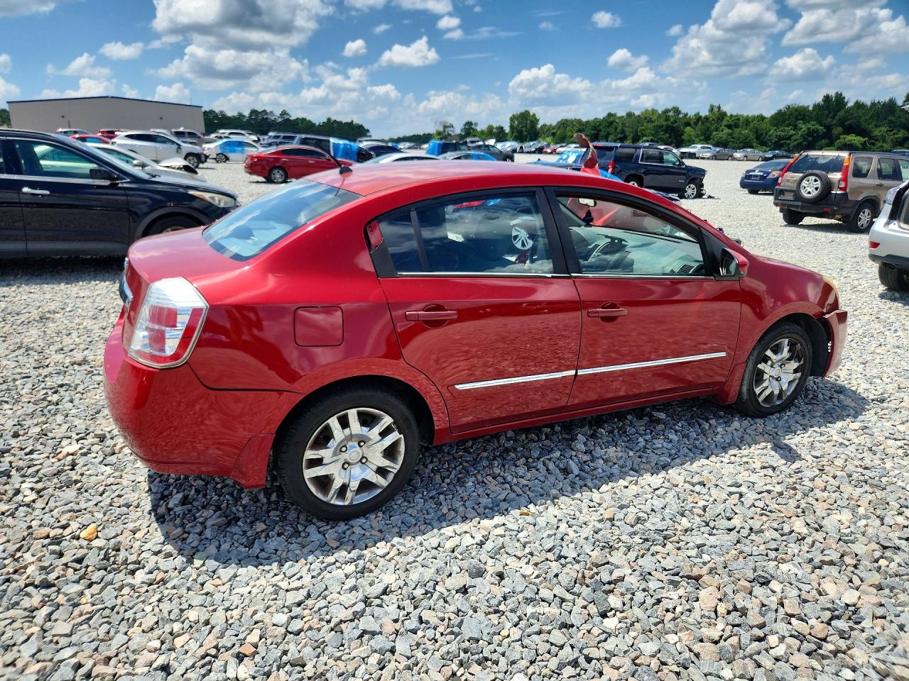 2010 Nissan Sentra 2.0 Red vin: 3N1AB6AP9AL636761