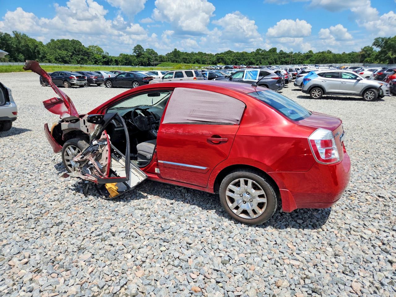 2010 Nissan Sentra 2.0 Red vin: 3N1AB6AP9AL636761