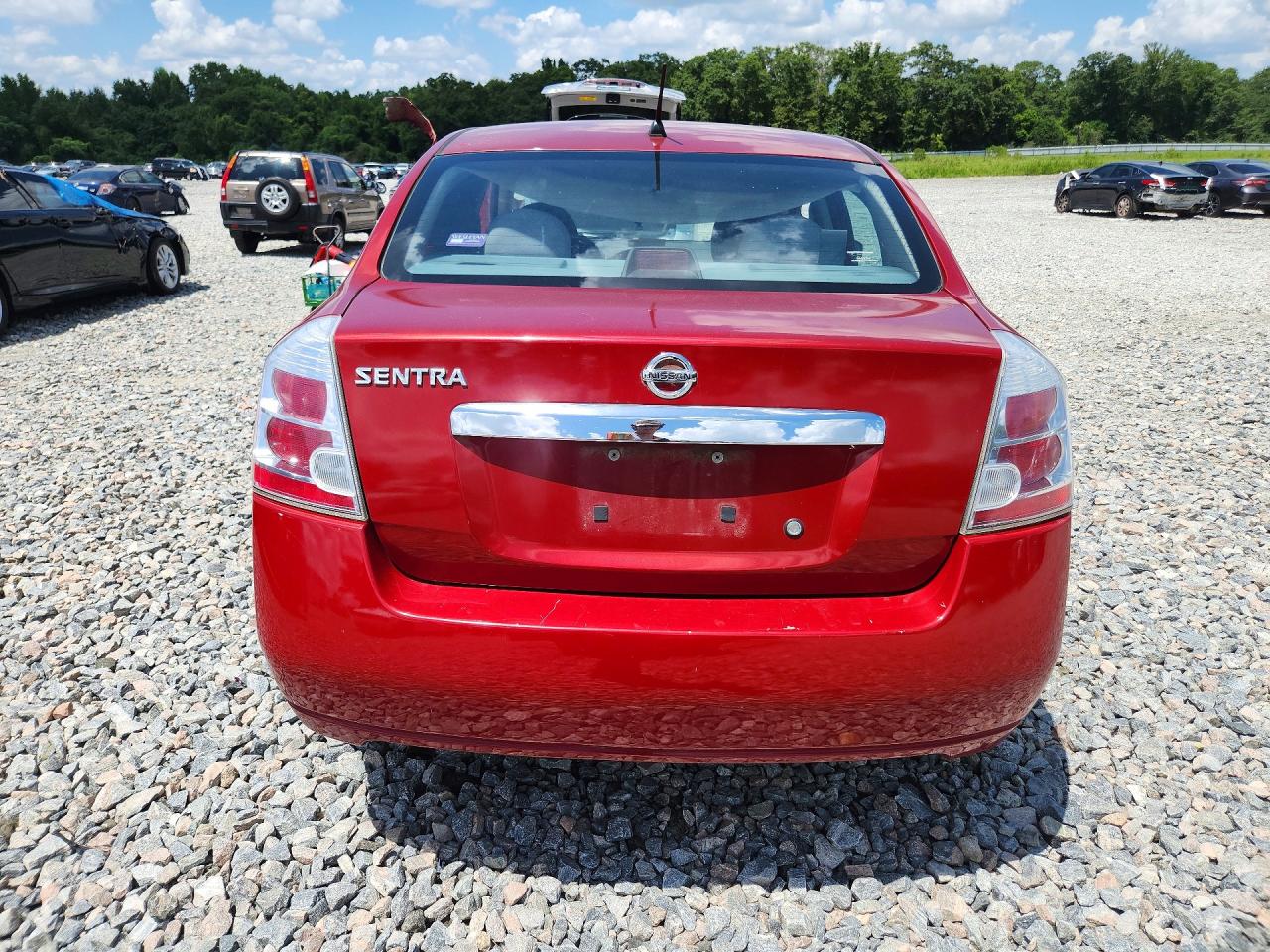 2010 Nissan Sentra 2.0 Red vin: 3N1AB6AP9AL636761