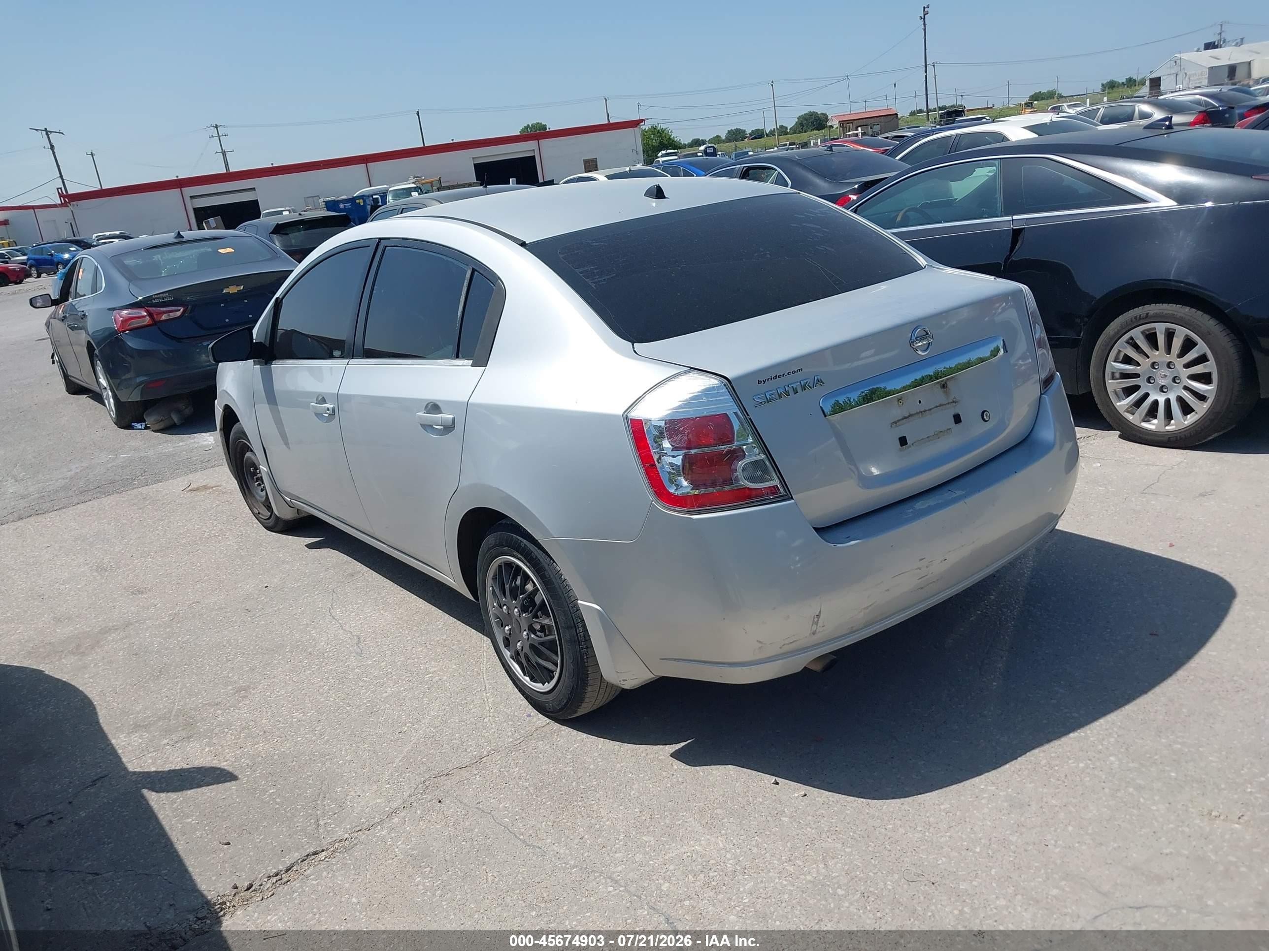 2010 Nissan Sentra 2.0 Silver vin: 3N1AB6AP9AL668514