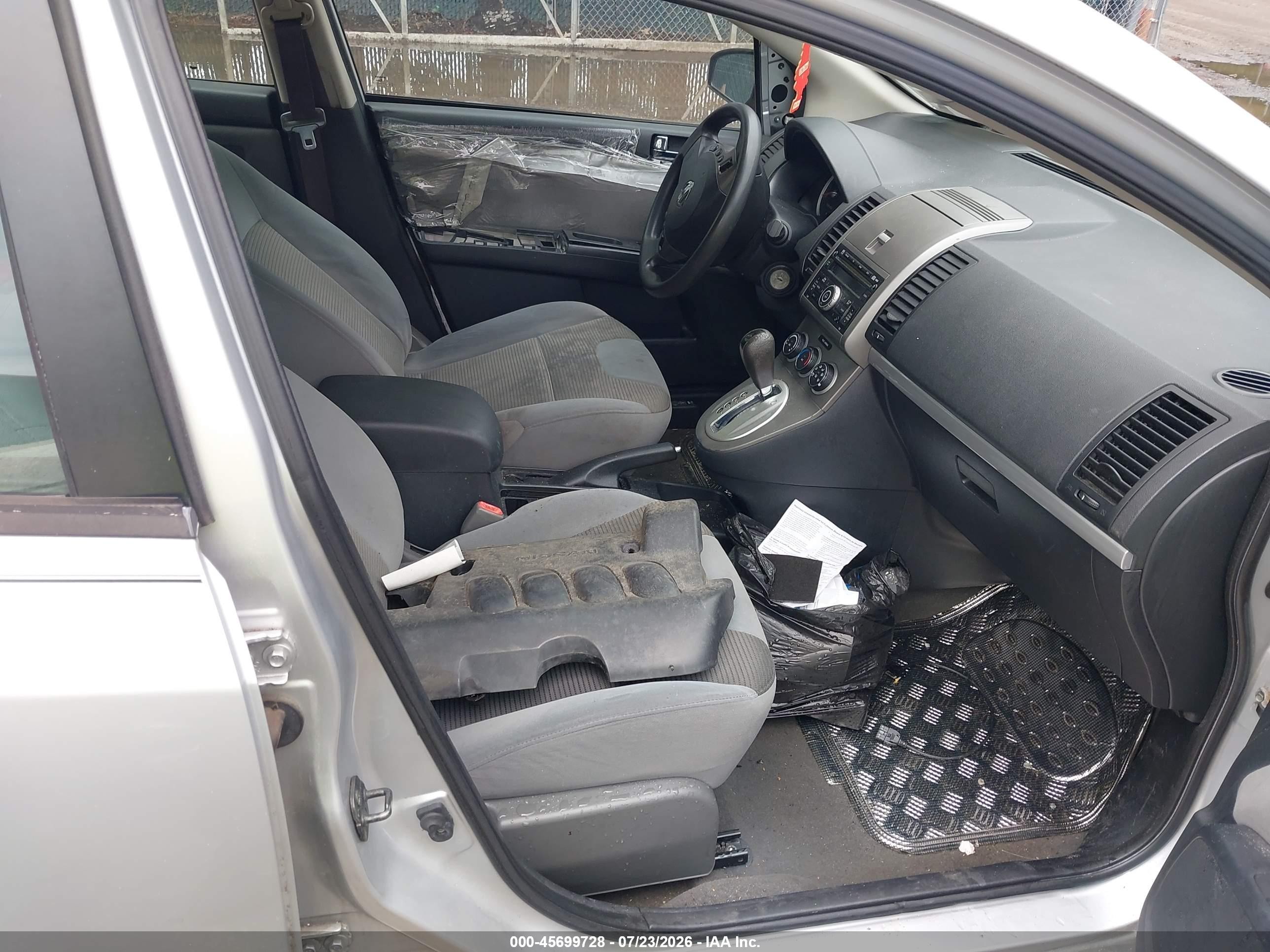 2010 Nissan Sentra 2.0sr Silver vin: 3N1AB6AP9AL679660