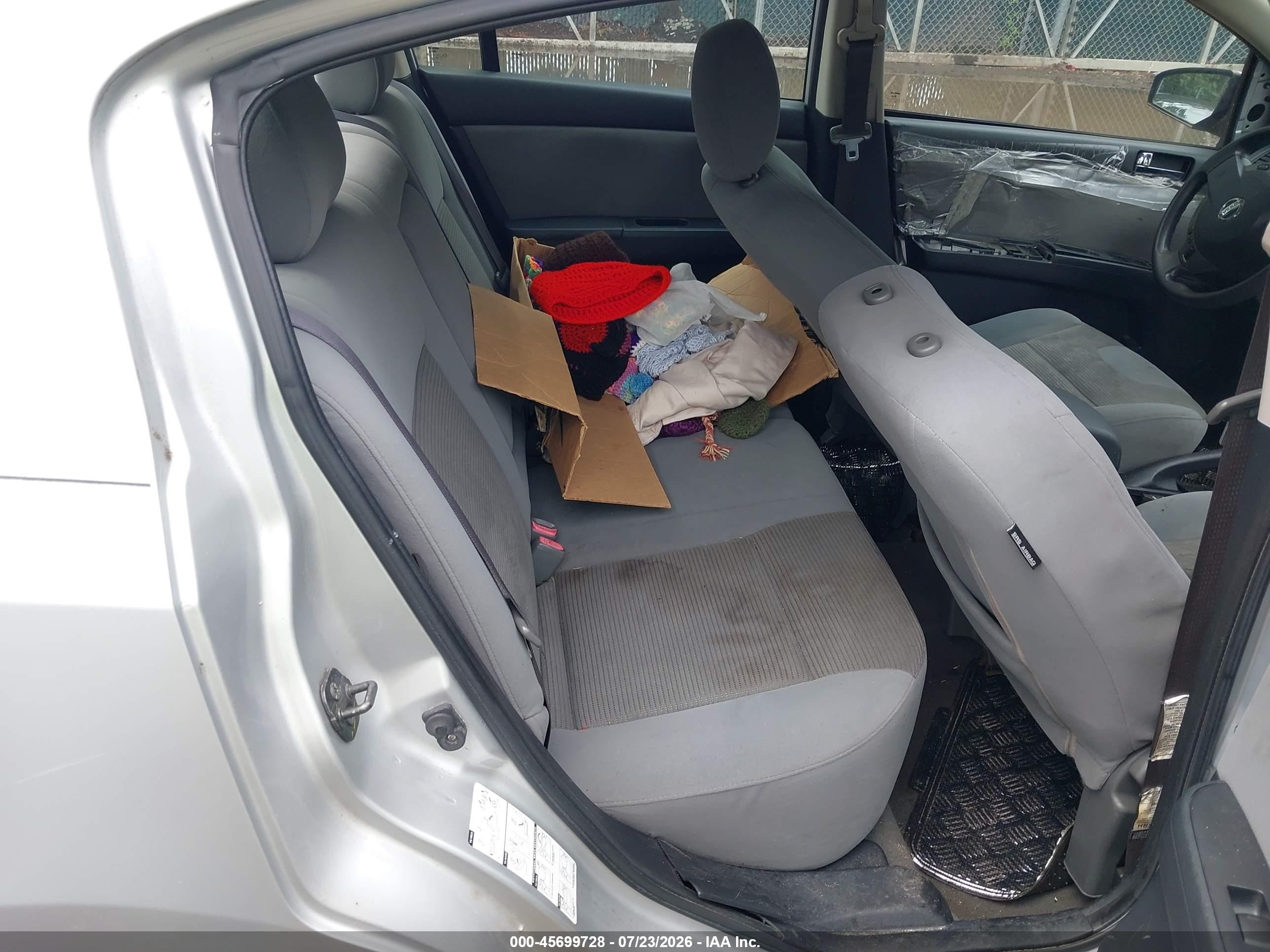 2010 Nissan Sentra 2.0sr Silver vin: 3N1AB6AP9AL679660