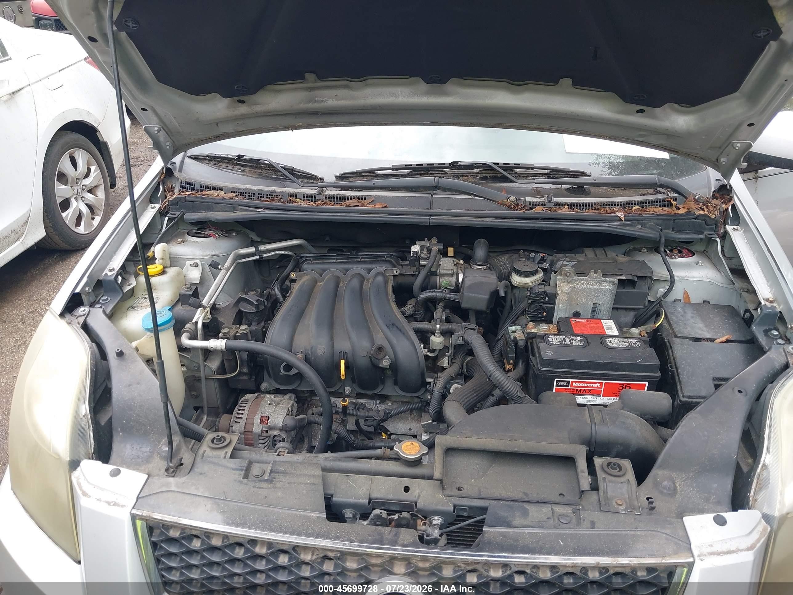 2010 Nissan Sentra 2.0sr Silver vin: 3N1AB6AP9AL679660
