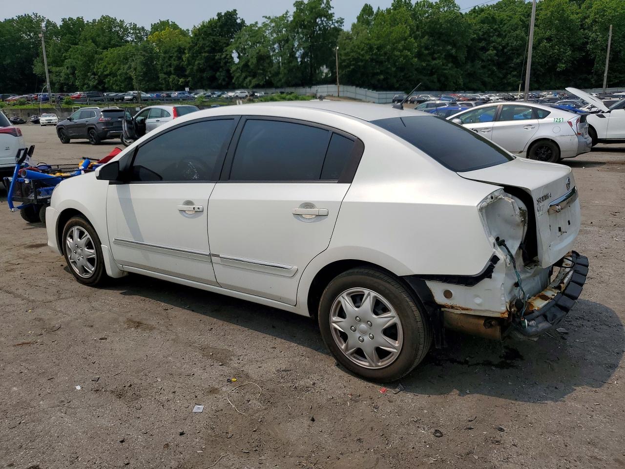 2010 Nissan Sentra 2.0 White vin: 3N1AB6AP9AL683594