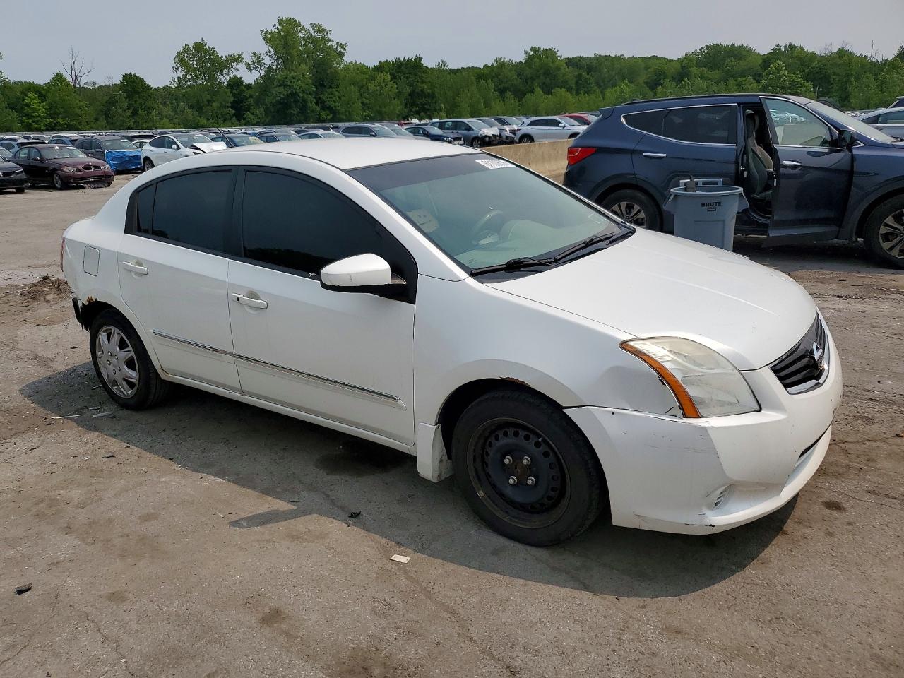 2010 Nissan Sentra 2.0 White vin: 3N1AB6AP9AL683594