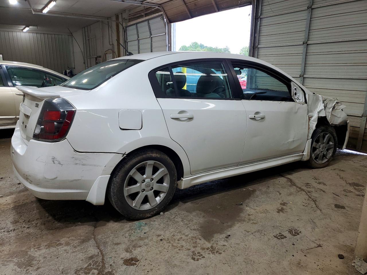 2010 Nissan Sentra 2.0 White vin: 3N1AB6AP9AL687046