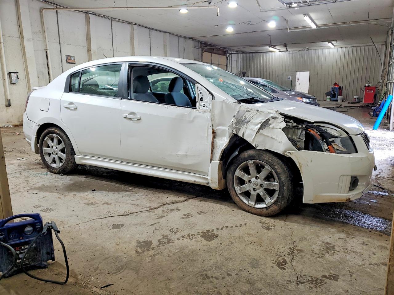 2010 Nissan Sentra 2.0 White vin: 3N1AB6AP9AL687046