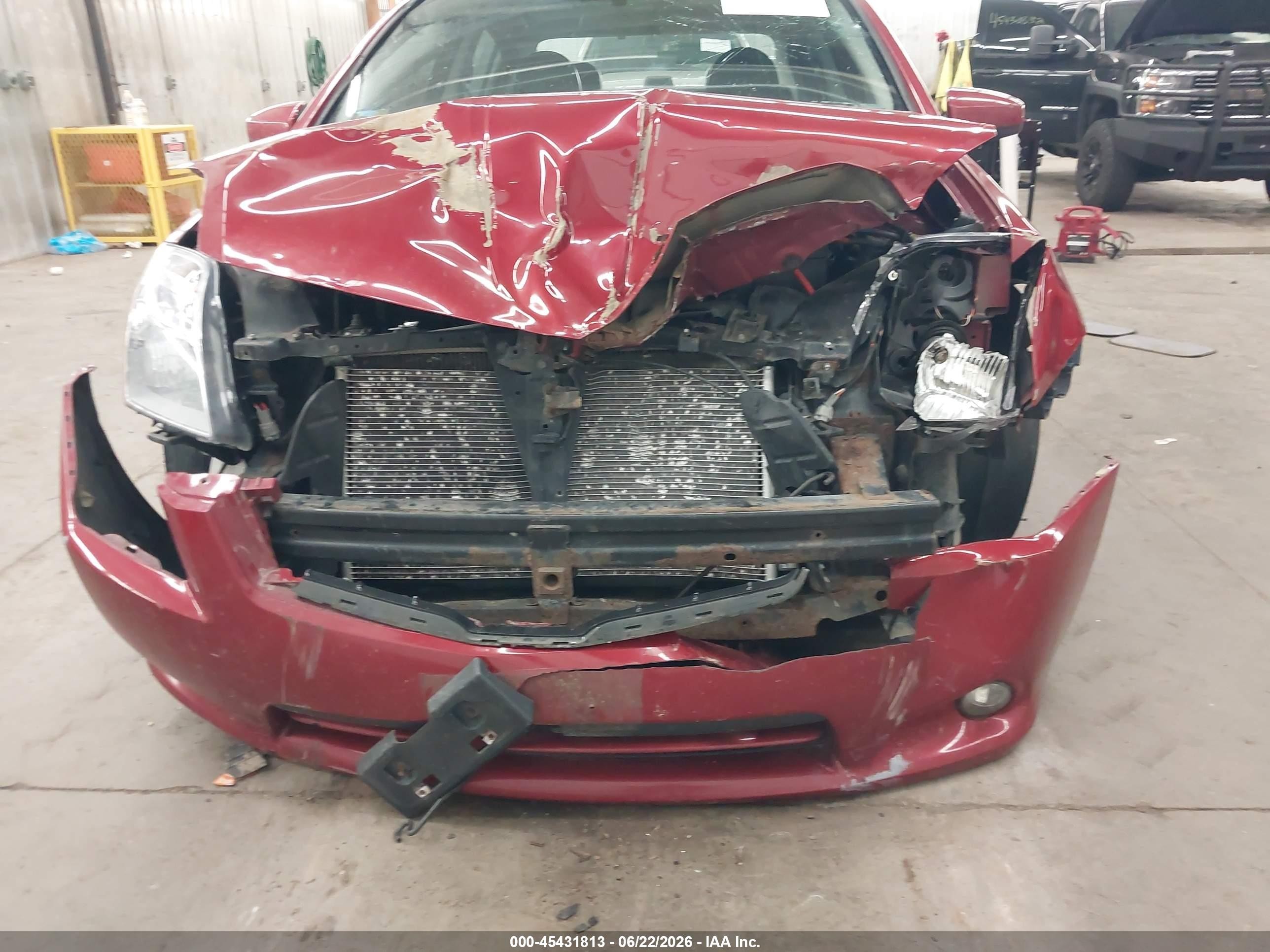 2010 Nissan Sentra 2.0sl Red vin: 3N1AB6AP9AL697740