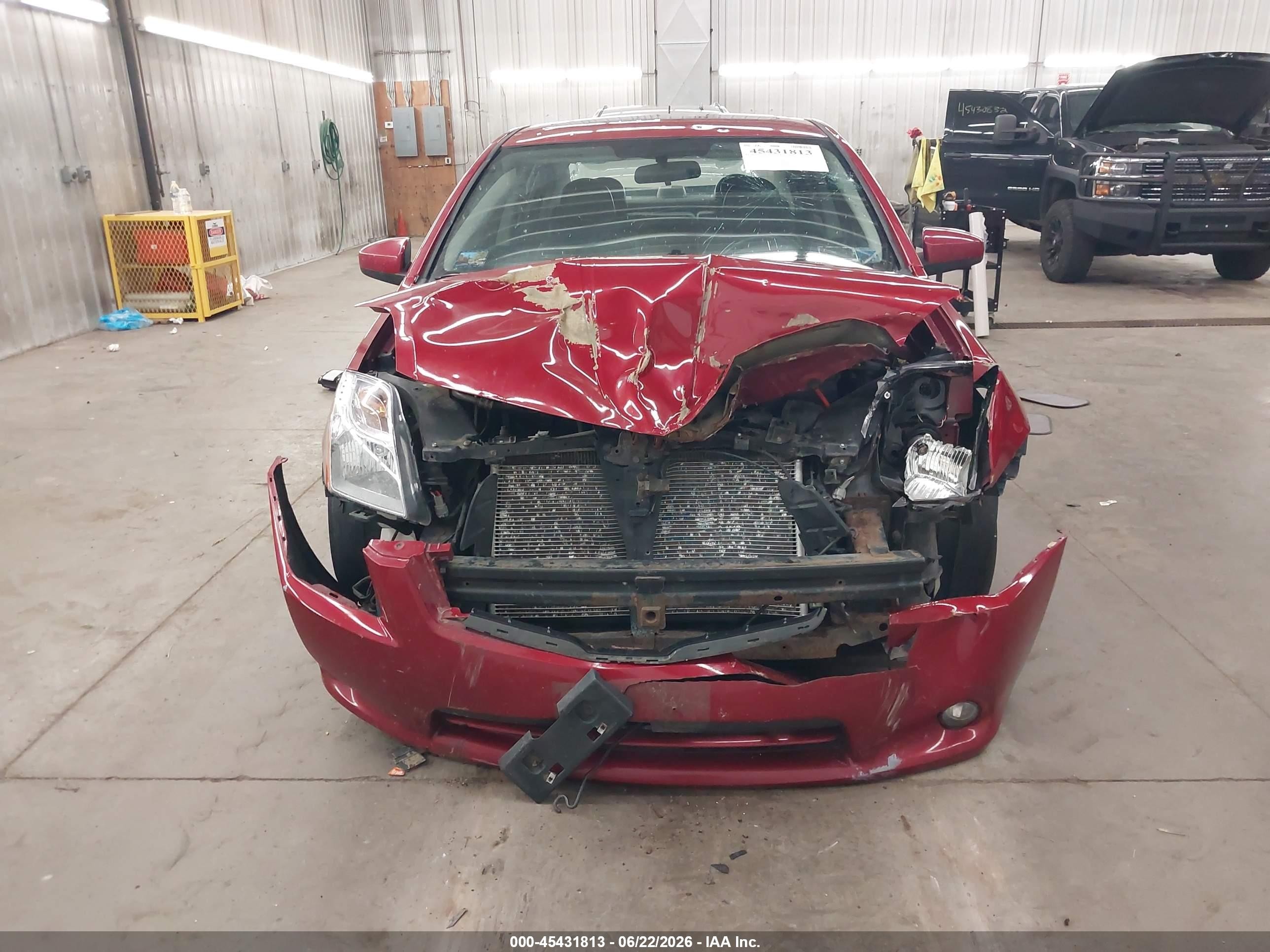 2010 Nissan Sentra 2.0sl Red vin: 3N1AB6AP9AL697740