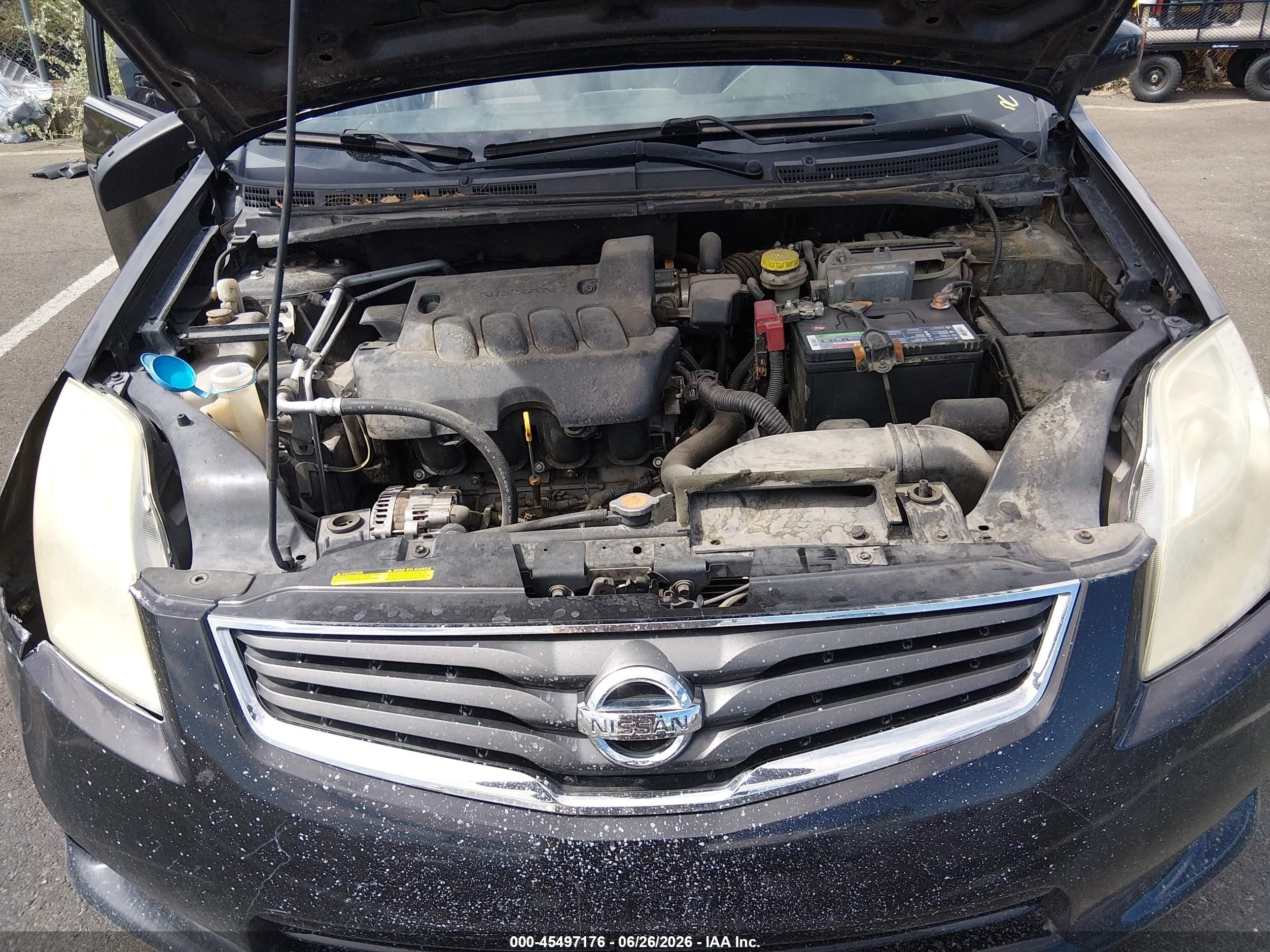 2010 Nissan Sentra 2.0s Black vin: 3N1AB6AP9AL706145