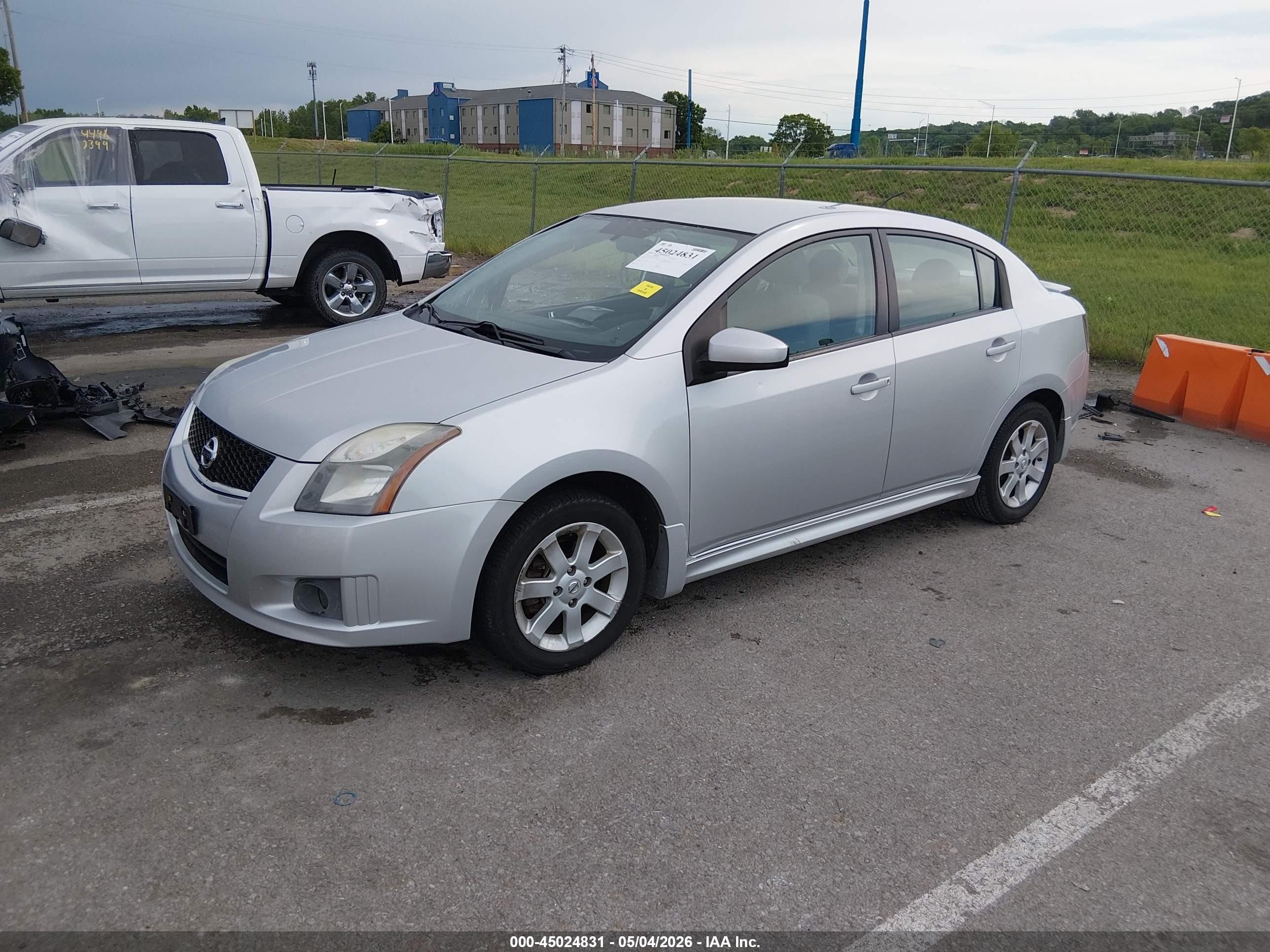 2010 Nissan Sentra 2.0sr Silver vin: 3N1AB6AP9AL714777