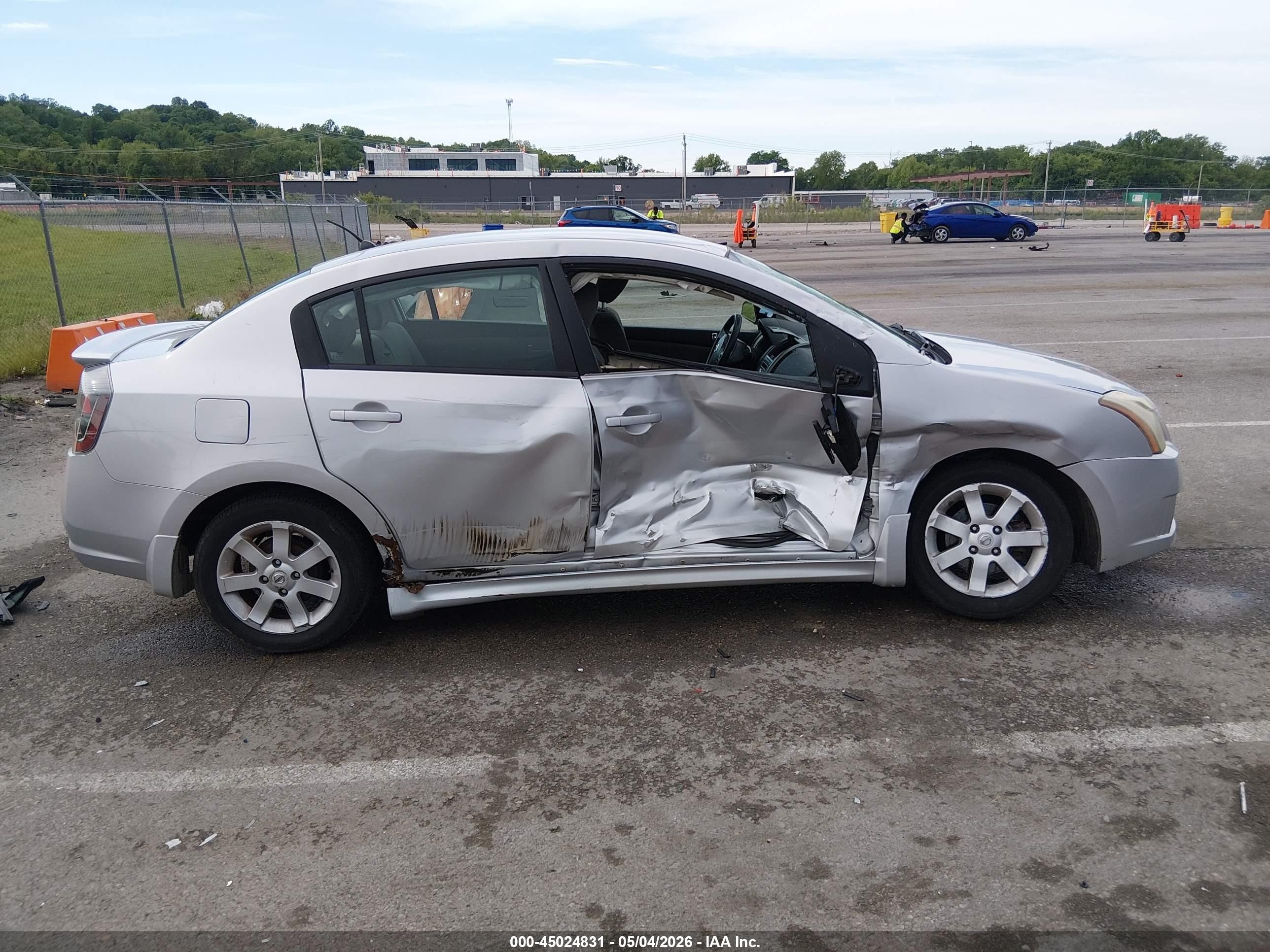 2010 Nissan Sentra 2.0sr Silver vin: 3N1AB6AP9AL714777