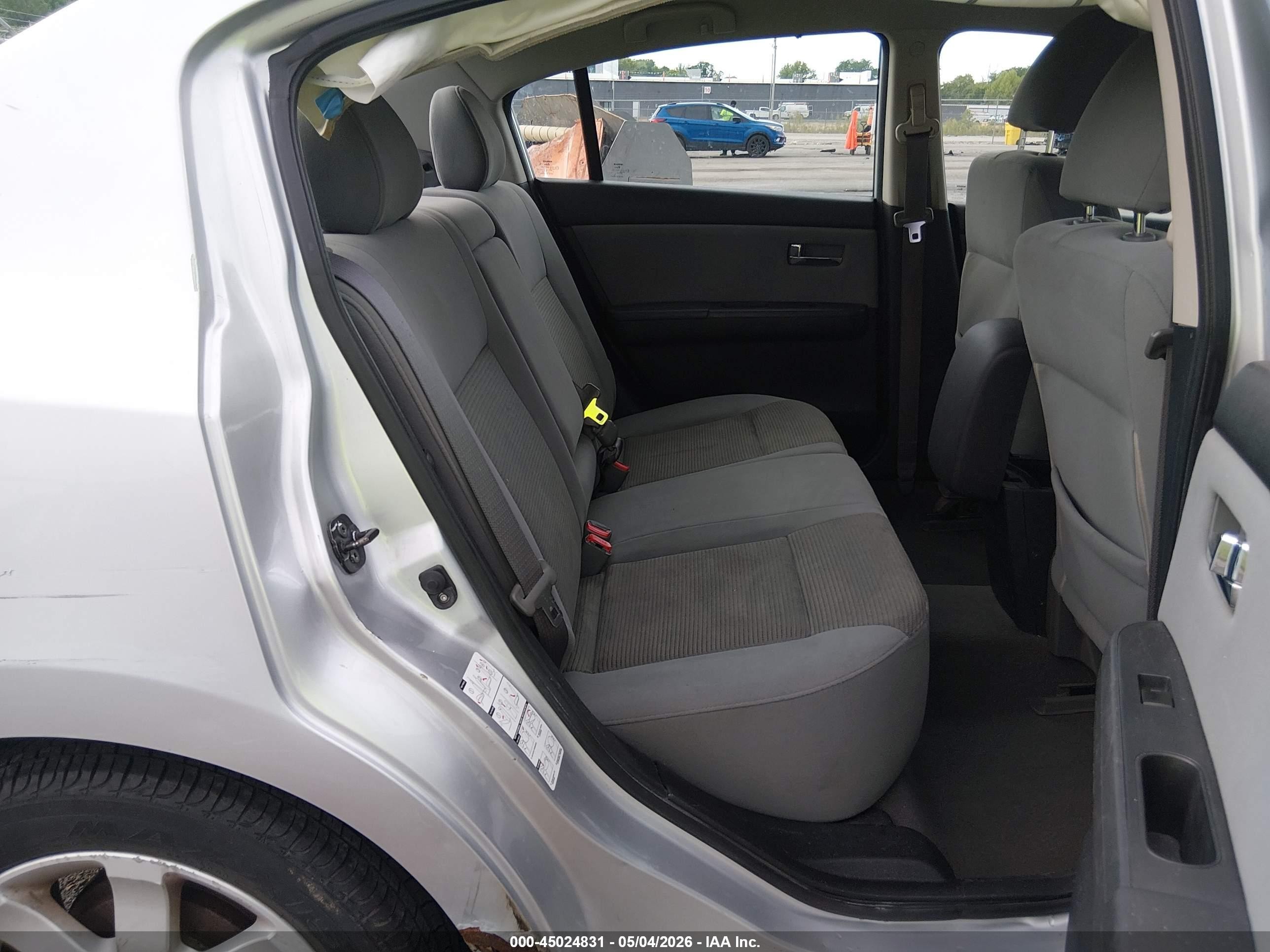 2010 Nissan Sentra 2.0sr Silver vin: 3N1AB6AP9AL714777