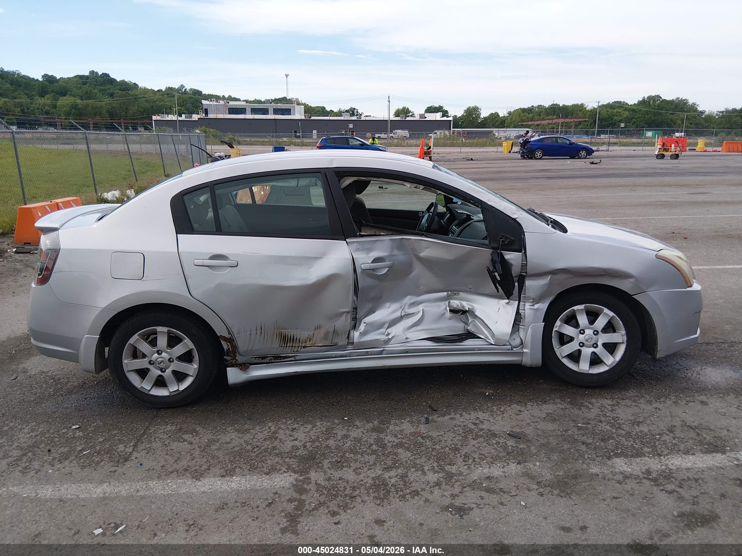 2010 Nissan Sentra 2.0sr Silver vin: 3N1AB6AP9AL714777