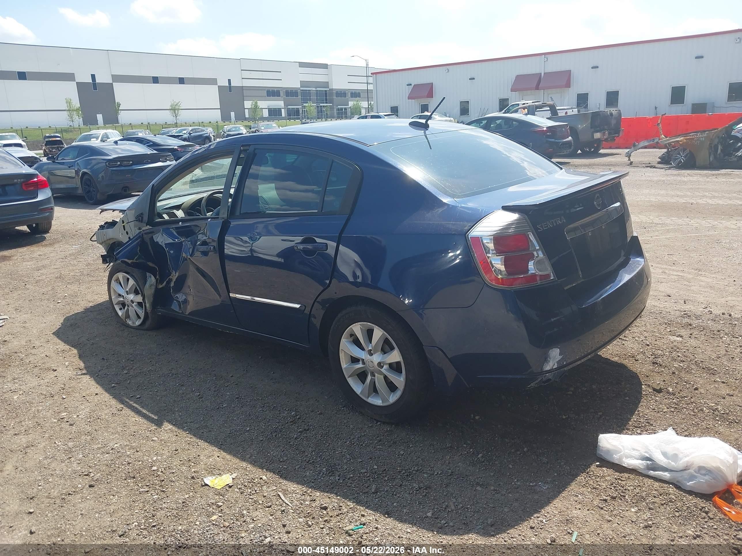 2011 Nissan Sentra 2.0sl Blue vin: 3N1AB6AP9BL614275