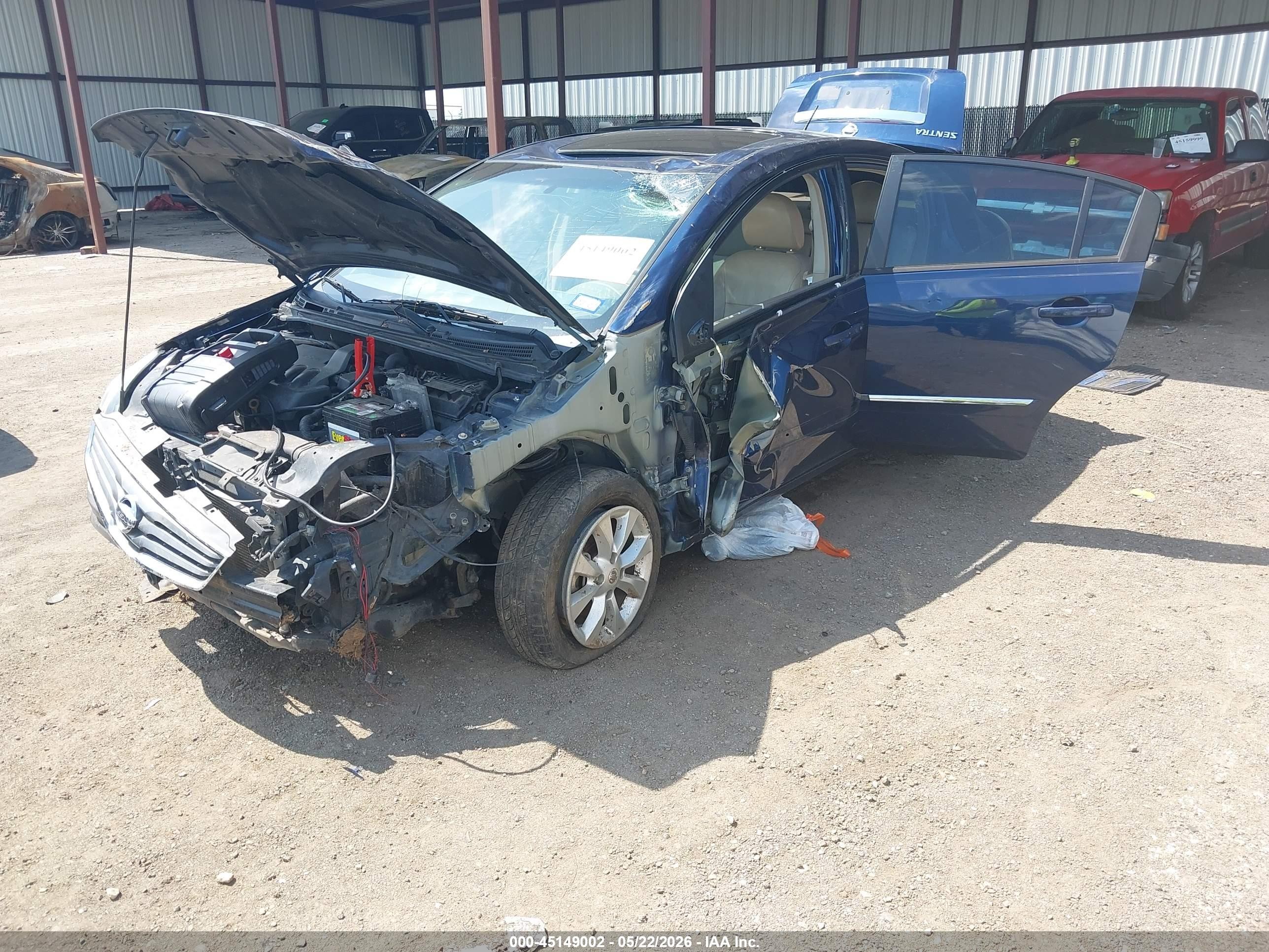 2011 Nissan Sentra 2.0sl Blue vin: 3N1AB6AP9BL614275
