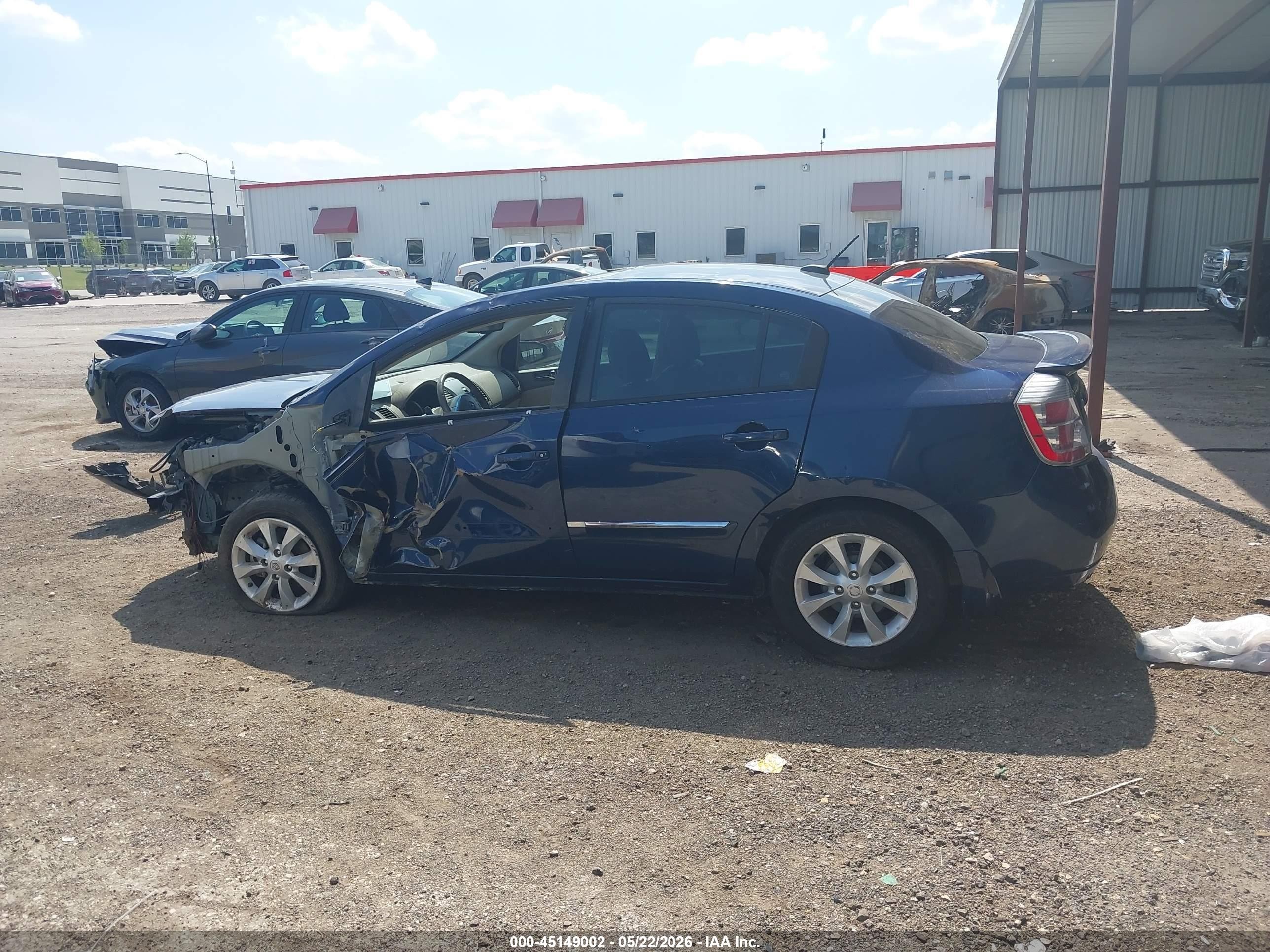 2011 Nissan Sentra 2.0sl Blue vin: 3N1AB6AP9BL614275