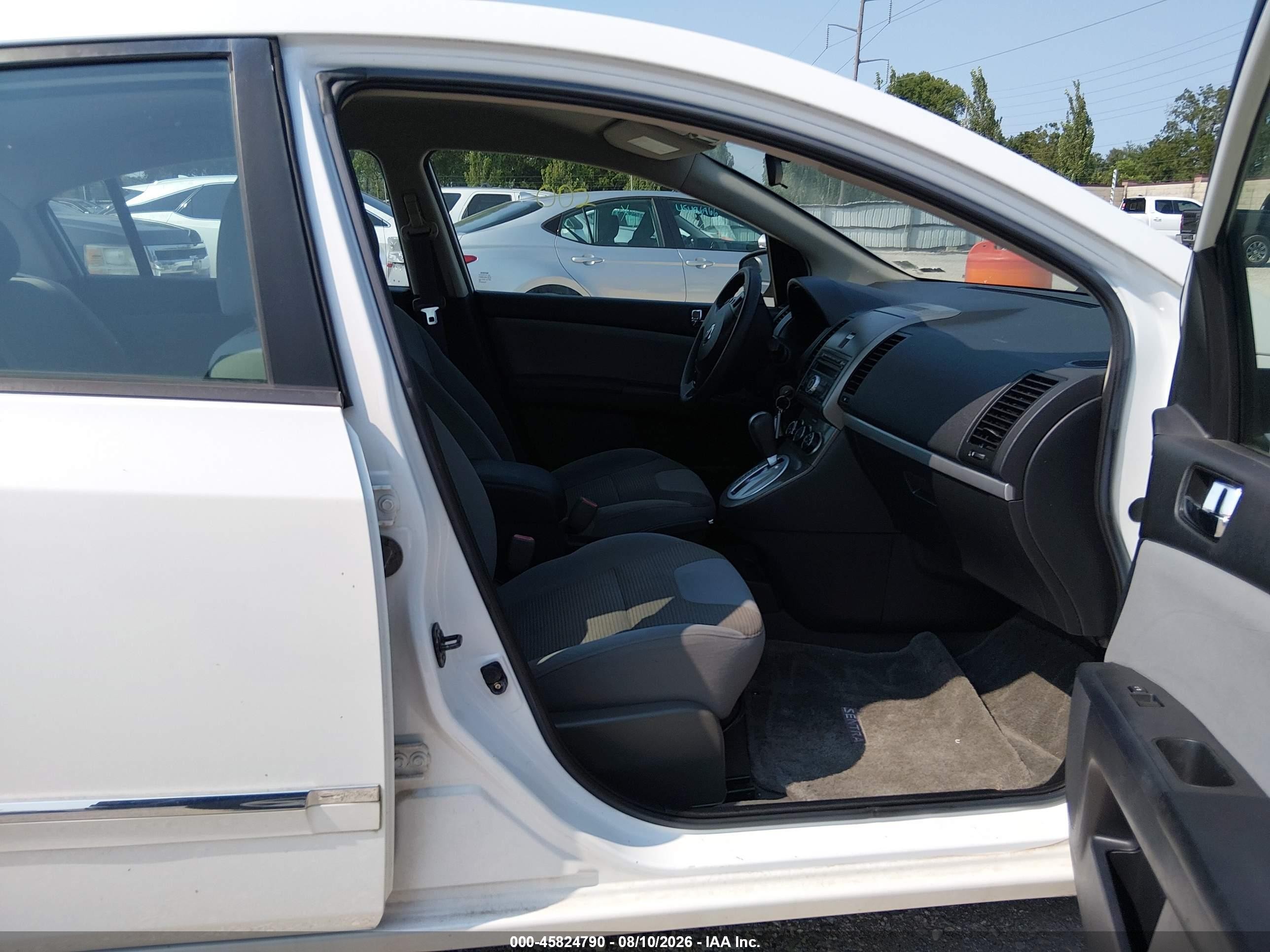 2011 Nissan Sentra 2.0s White vin: 3N1AB6AP9BL616754