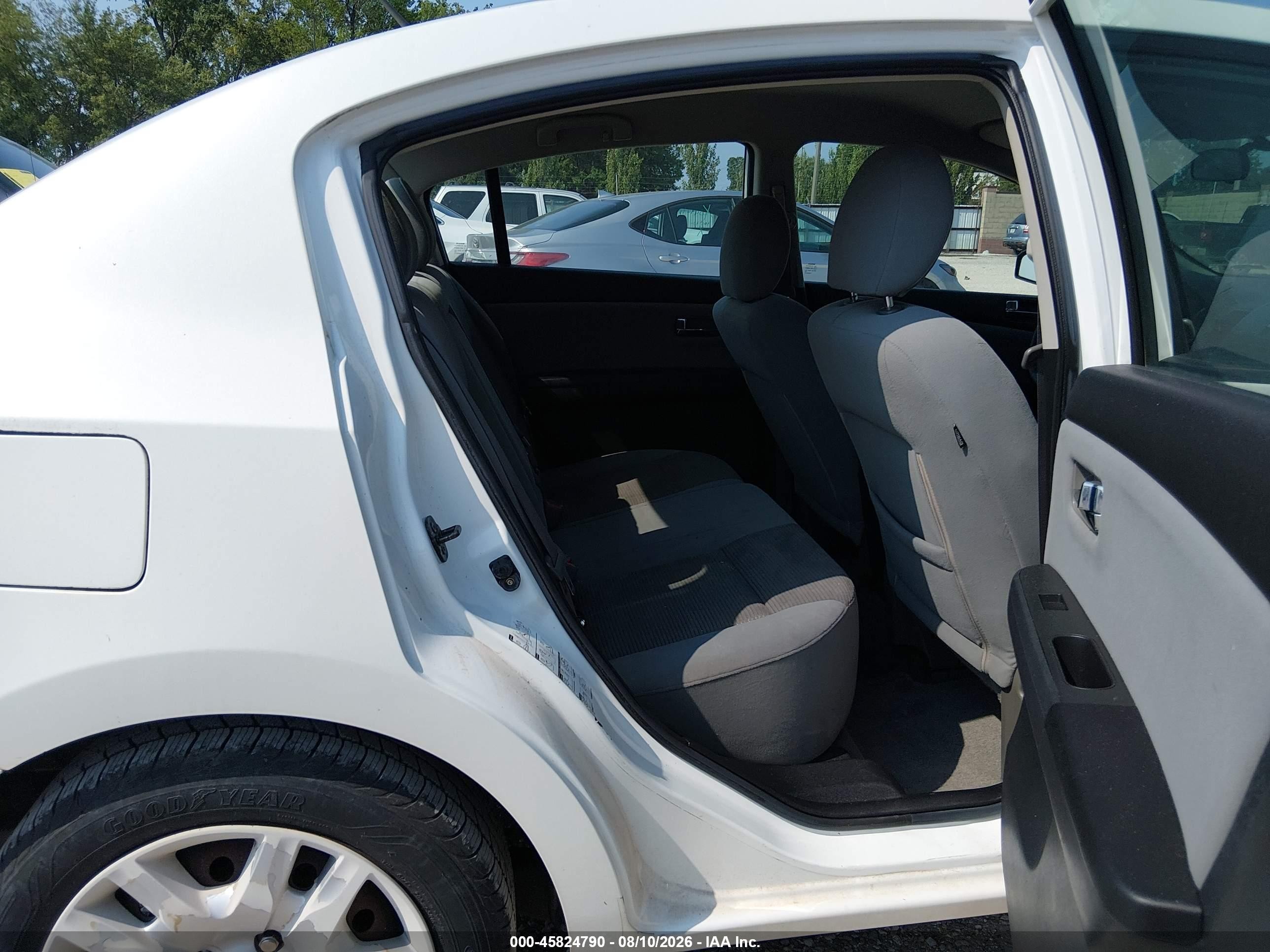 2011 Nissan Sentra 2.0s White vin: 3N1AB6AP9BL616754