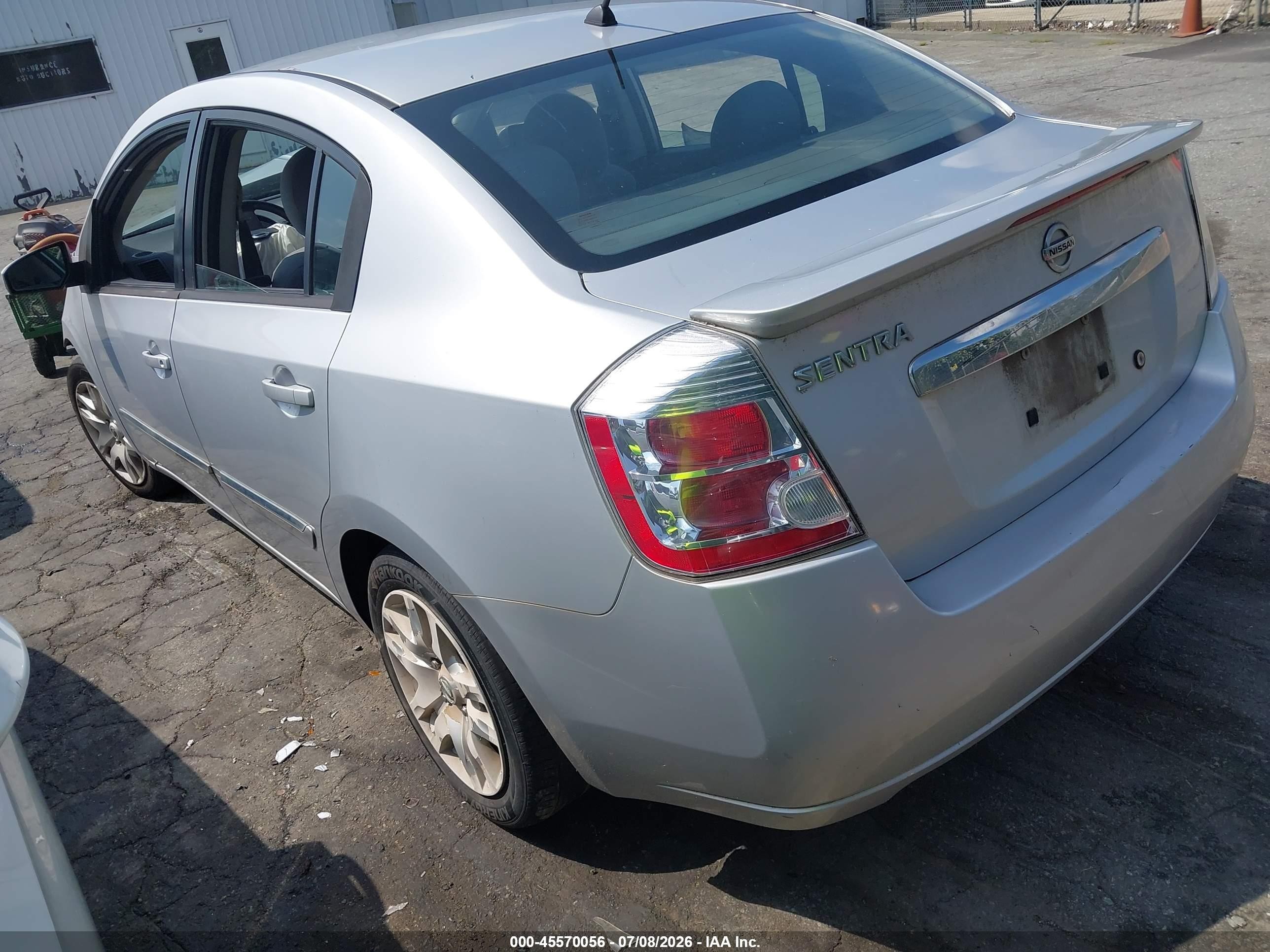 2011 Nissan Sentra 2.0s Silver vin: 3N1AB6AP9BL617841