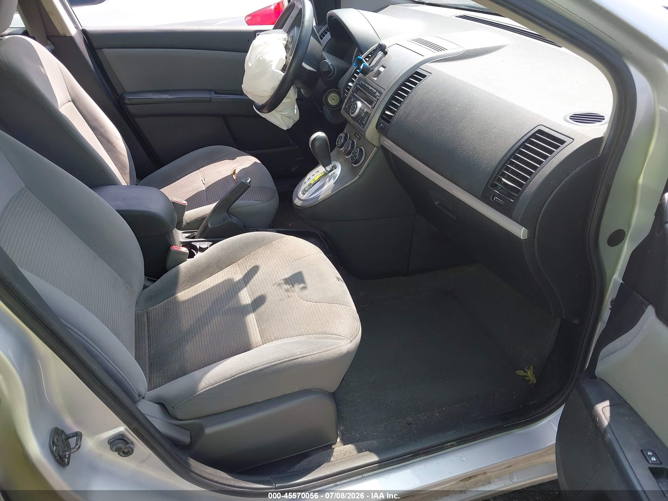 2011 Nissan Sentra 2.0s Silver vin: 3N1AB6AP9BL617841