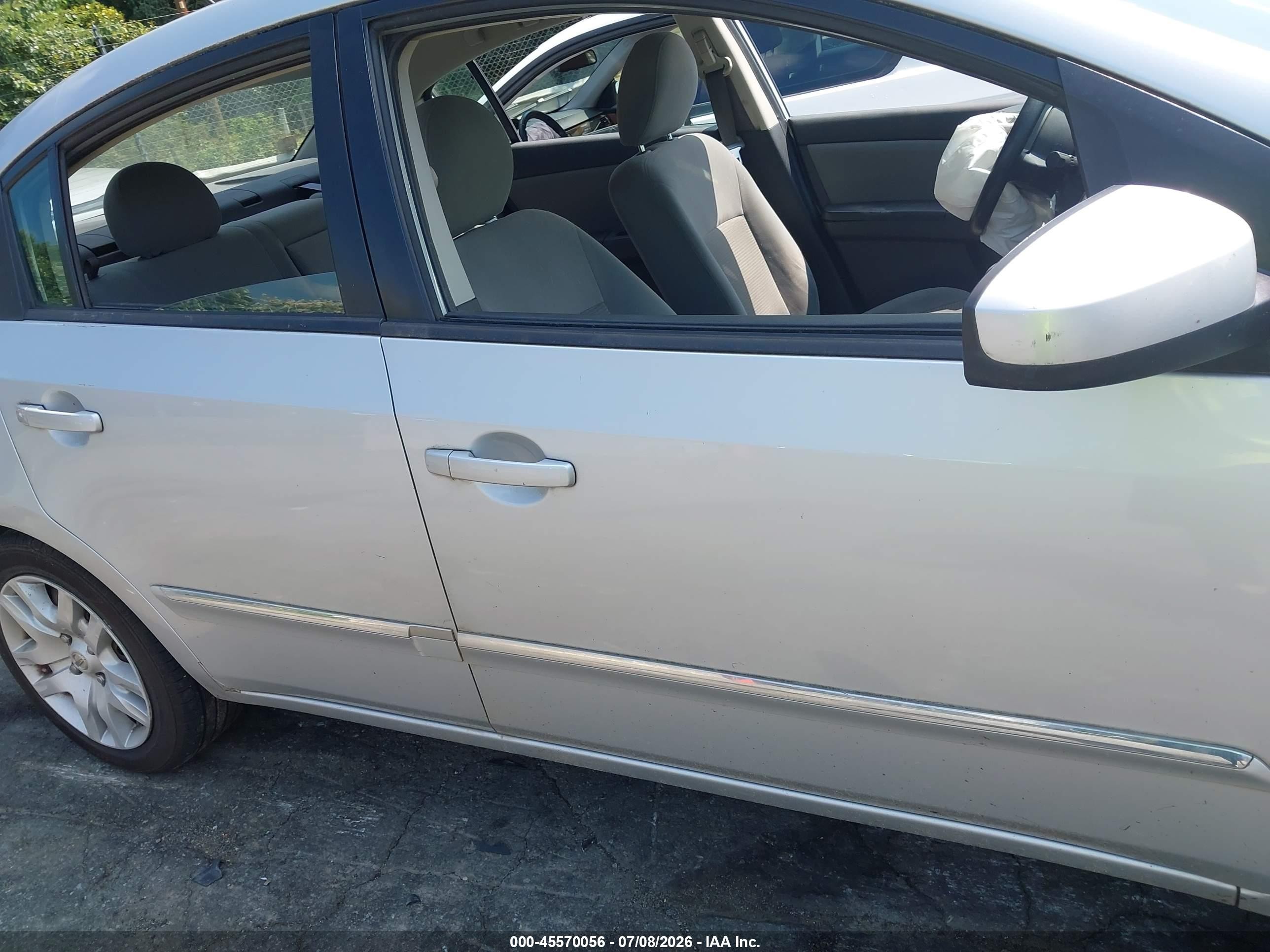 2011 Nissan Sentra 2.0s Silver vin: 3N1AB6AP9BL617841