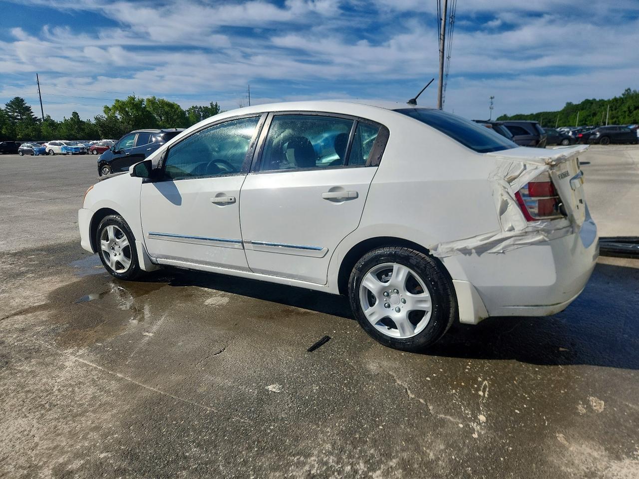 2011 Nissan Sentra 2.0 White vin: 3N1AB6AP9BL622554