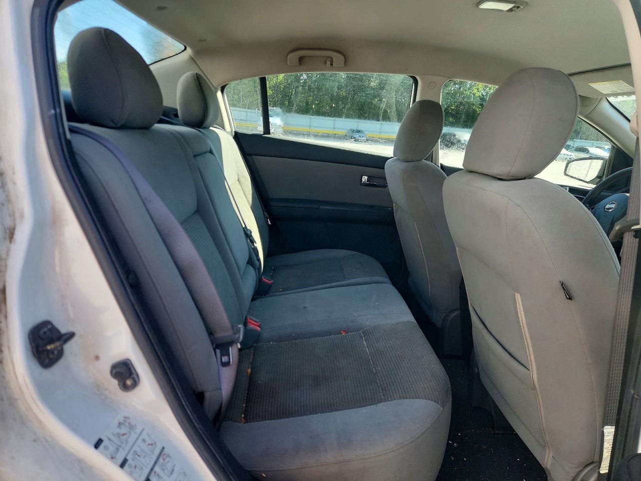 2011 Nissan Sentra 2.0 White vin: 3N1AB6AP9BL622554
