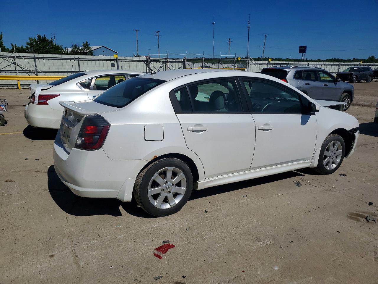 2011 Nissan Sentra 2.0 White vin: 3N1AB6AP9BL631688