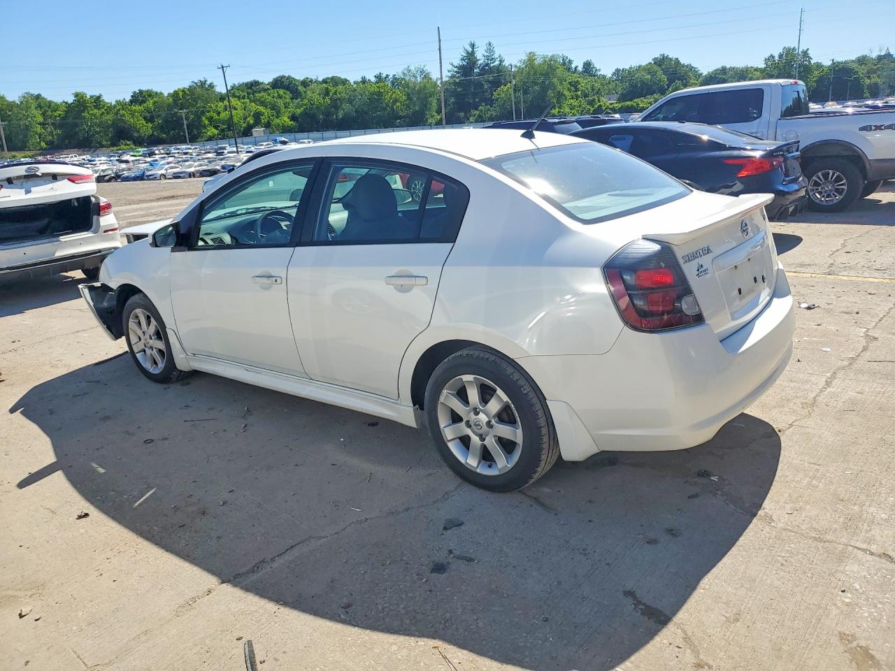 2011 Nissan Sentra 2.0 White vin: 3N1AB6AP9BL631688