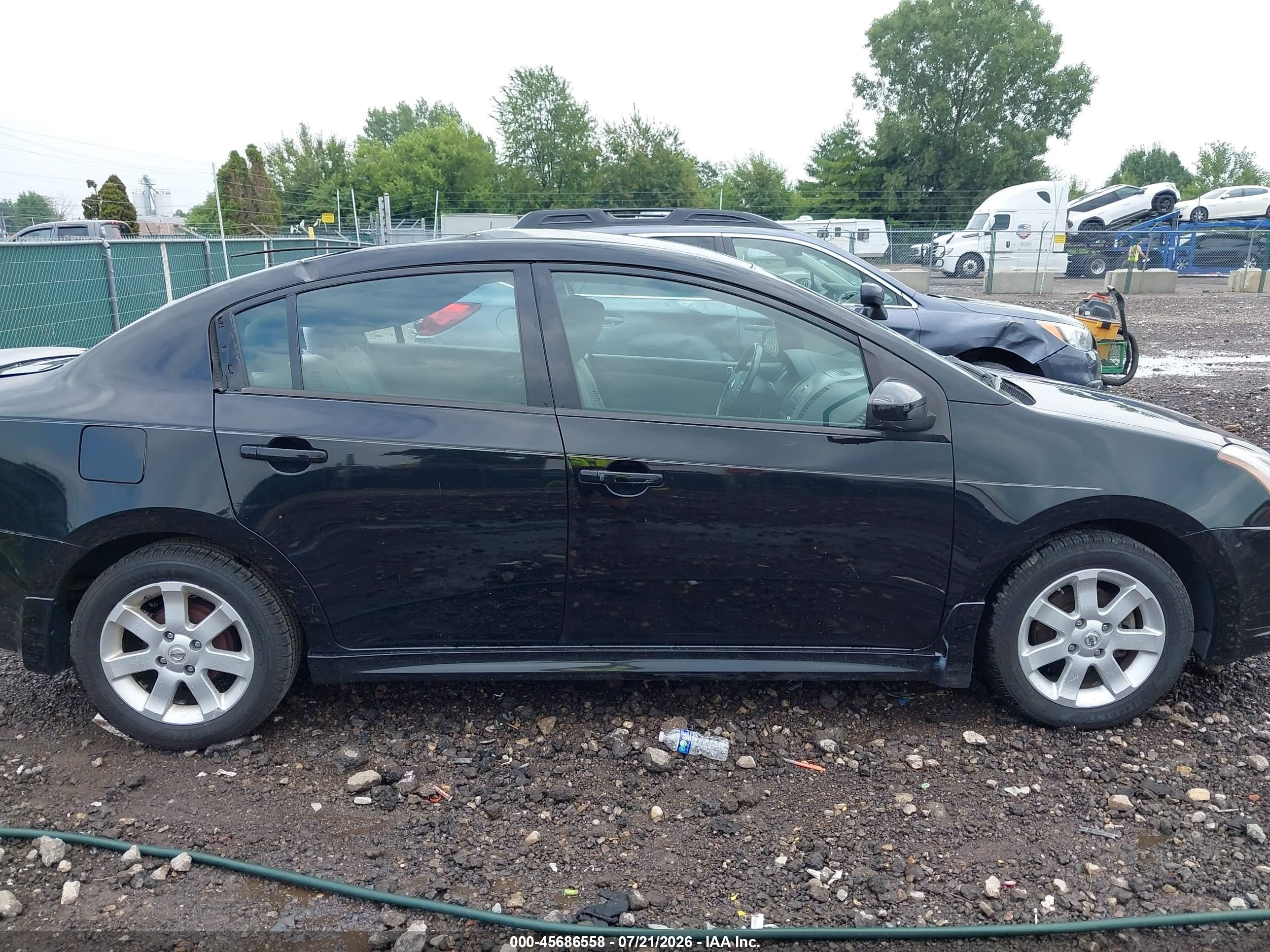 2011 Nissan Sentra 2.0sr Black vin: 3N1AB6AP9BL633893