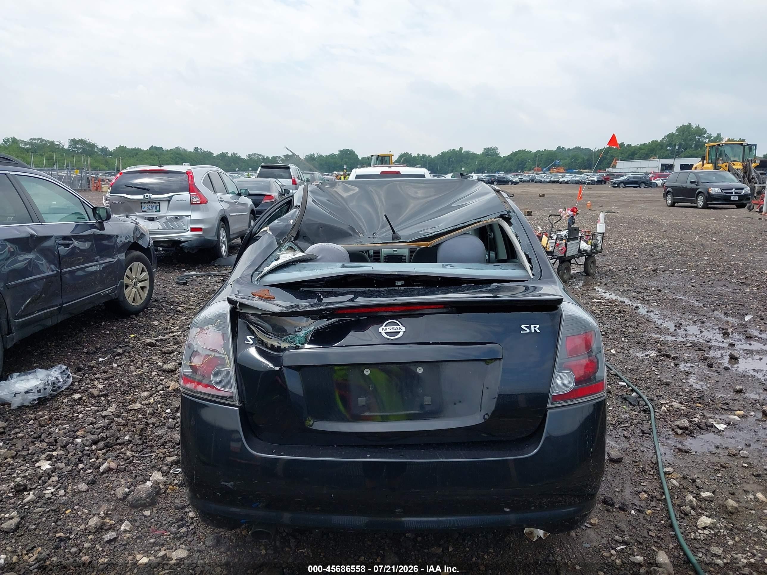 2011 Nissan Sentra 2.0sr Black vin: 3N1AB6AP9BL633893