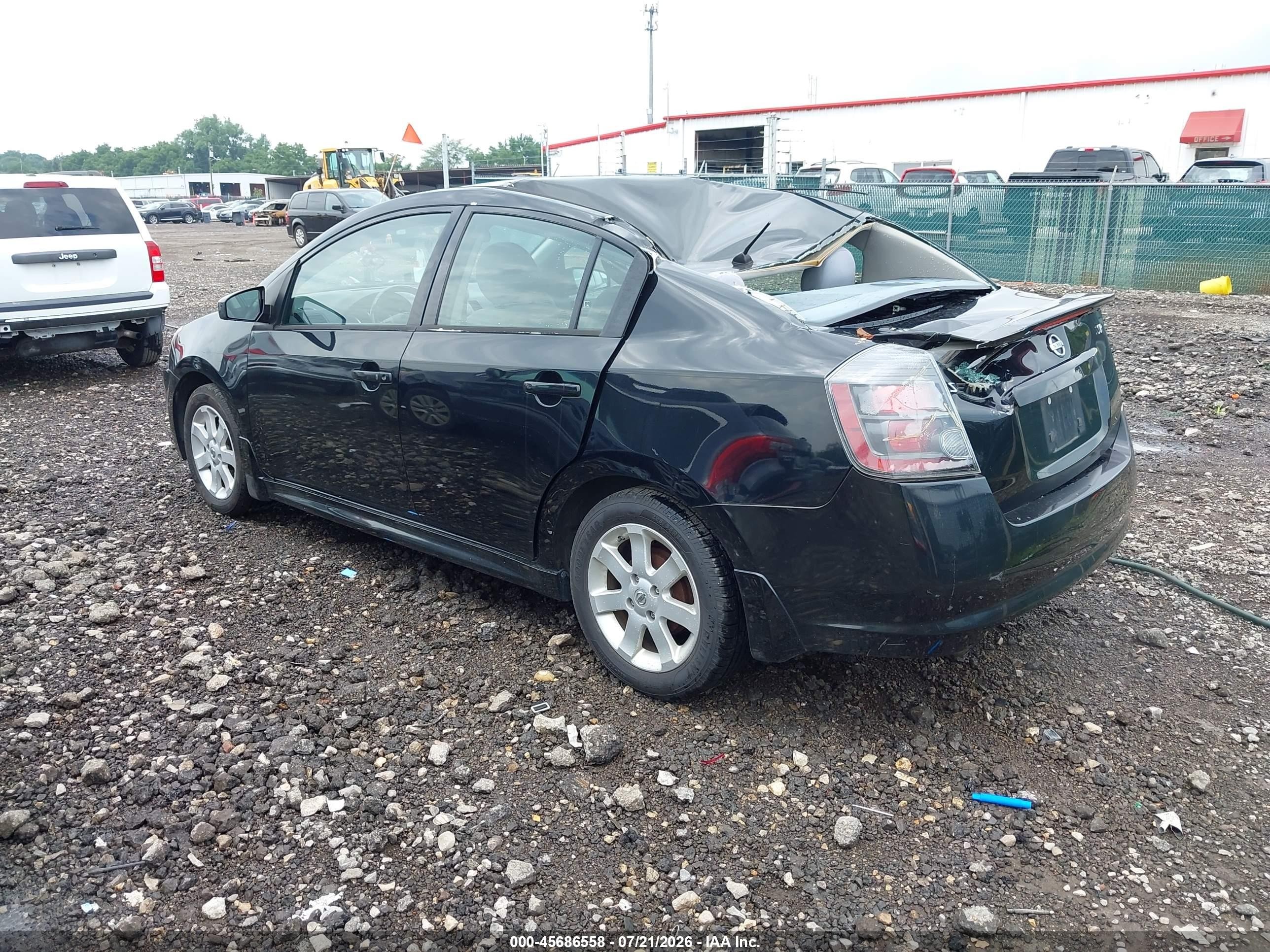 2011 Nissan Sentra 2.0sr Black vin: 3N1AB6AP9BL633893