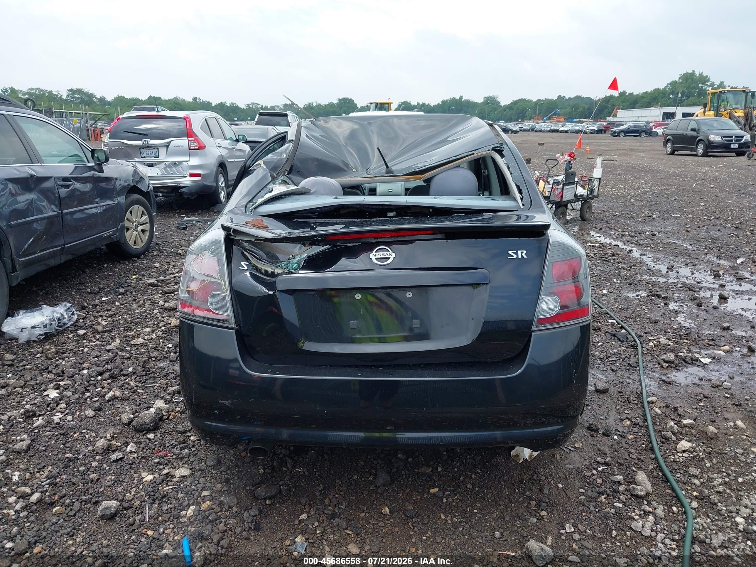2011 Nissan Sentra 2.0sr Black vin: 3N1AB6AP9BL633893