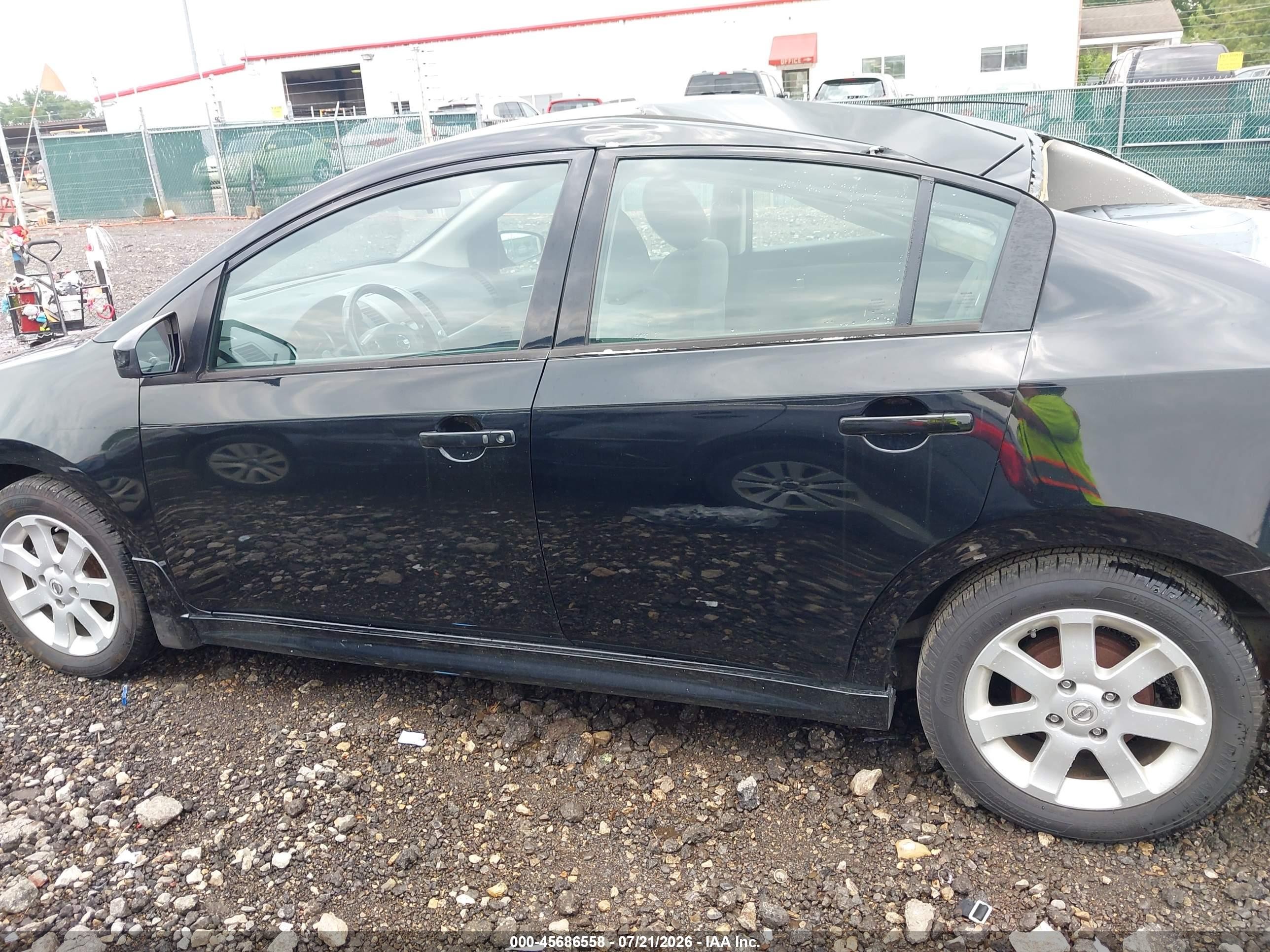 2011 Nissan Sentra 2.0sr Black vin: 3N1AB6AP9BL633893