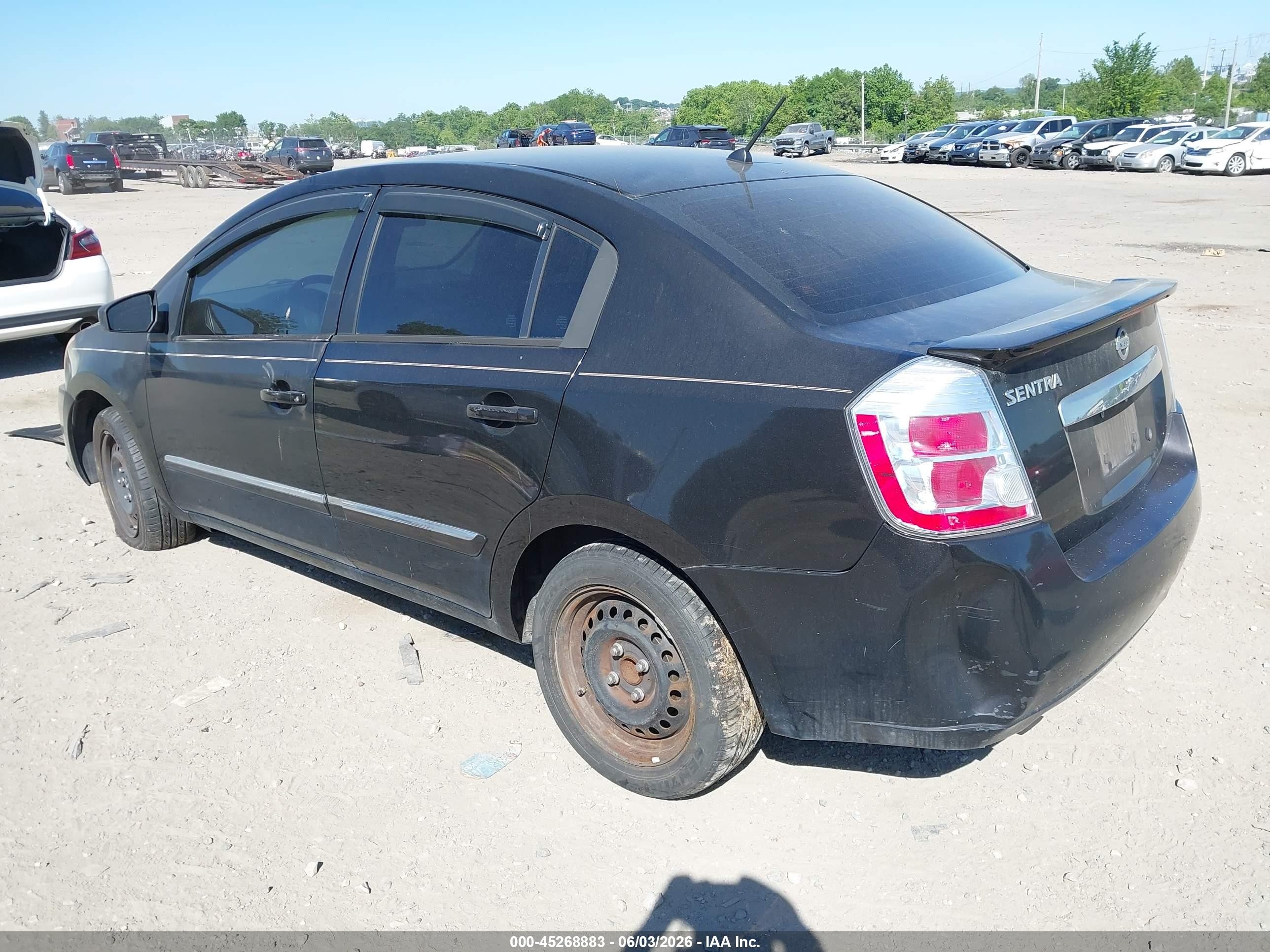 2011 Nissan Sentra 2.0s Black vin: 3N1AB6AP9BL637216