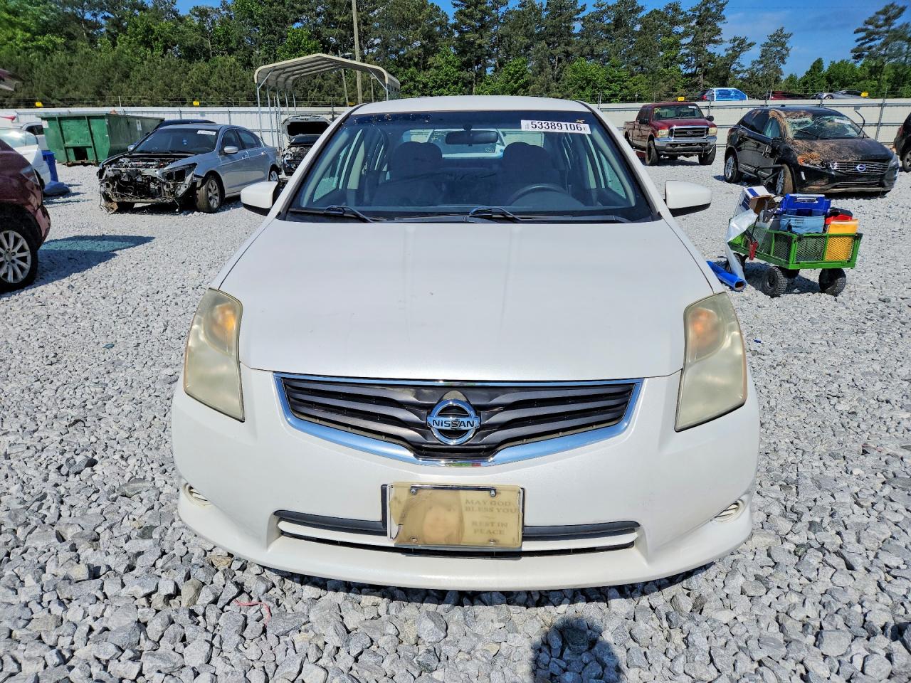 2011 Nissan Sentra 2.0 White vin: 3N1AB6AP9BL657370