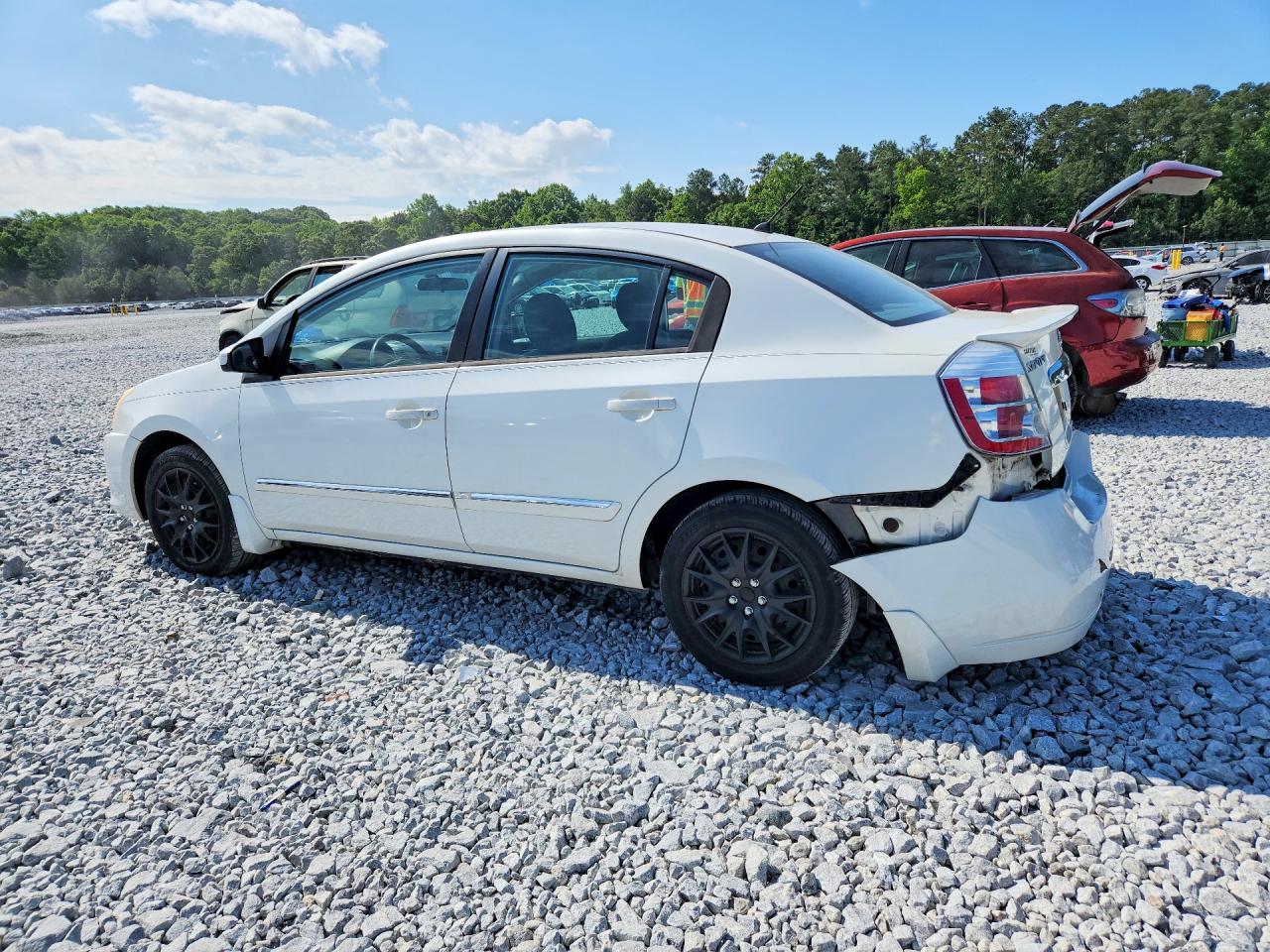 2011 Nissan Sentra 2.0 White vin: 3N1AB6AP9BL657370
