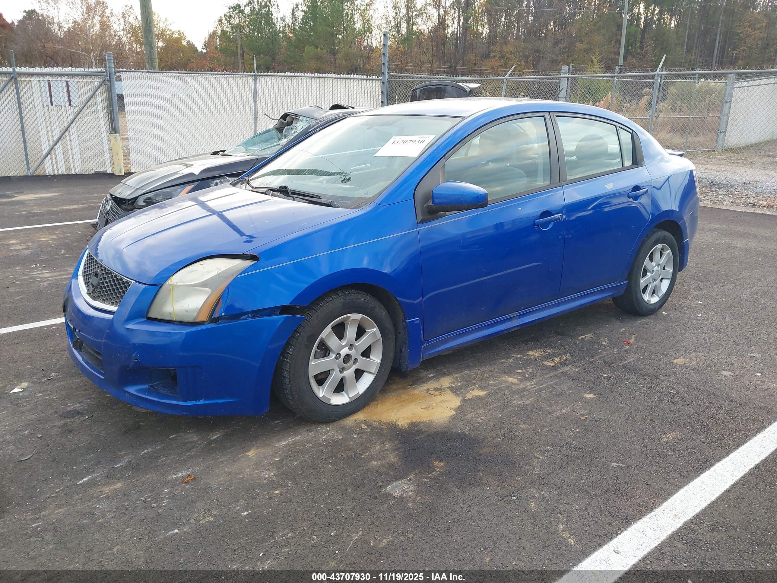2011 Nissan Sentra 2.0sr Blue vin: 3N1AB6AP9BL660172