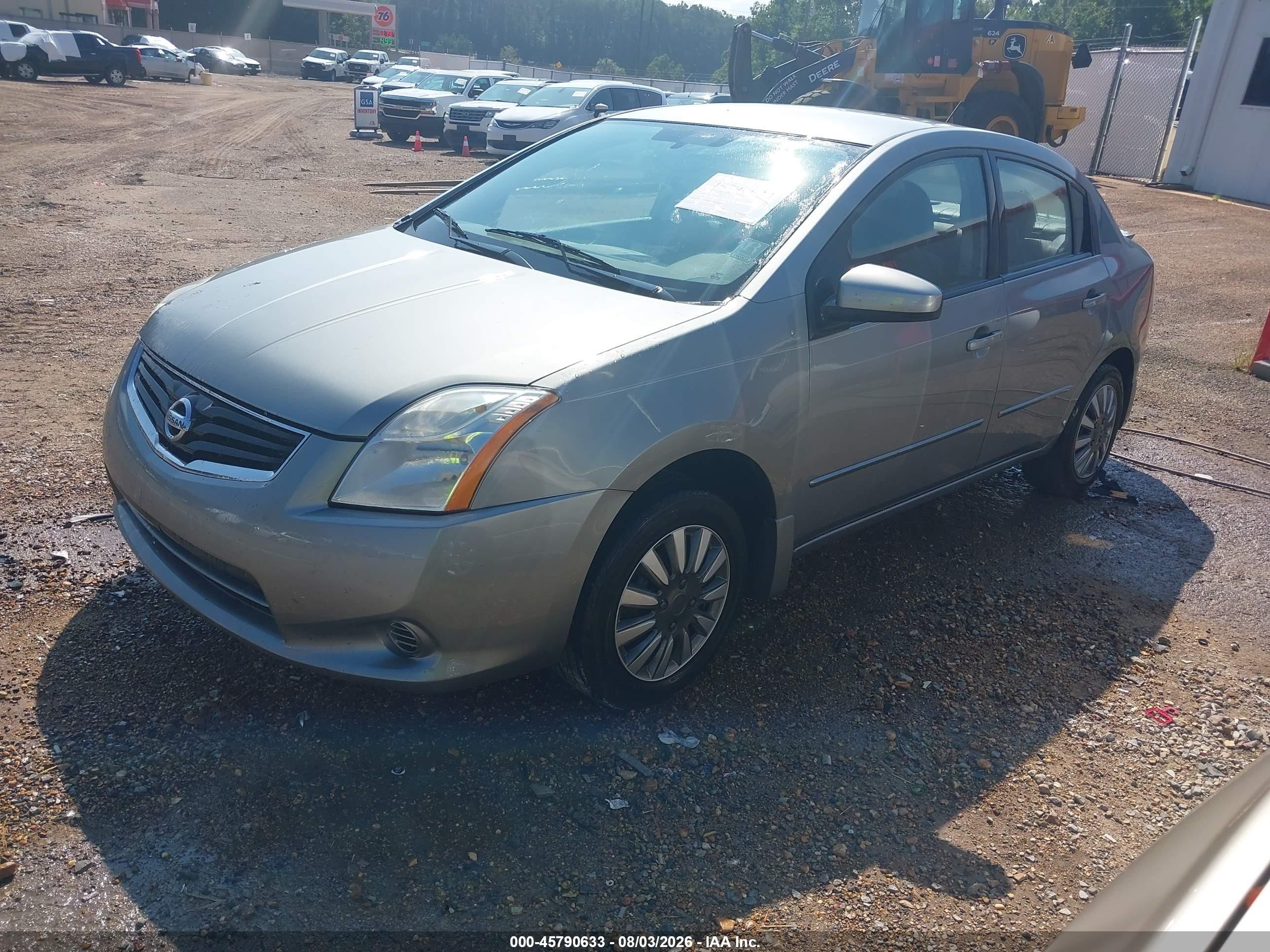 2011 Nissan Sentra 2.0 Silver vin: 3N1AB6AP9BL696444