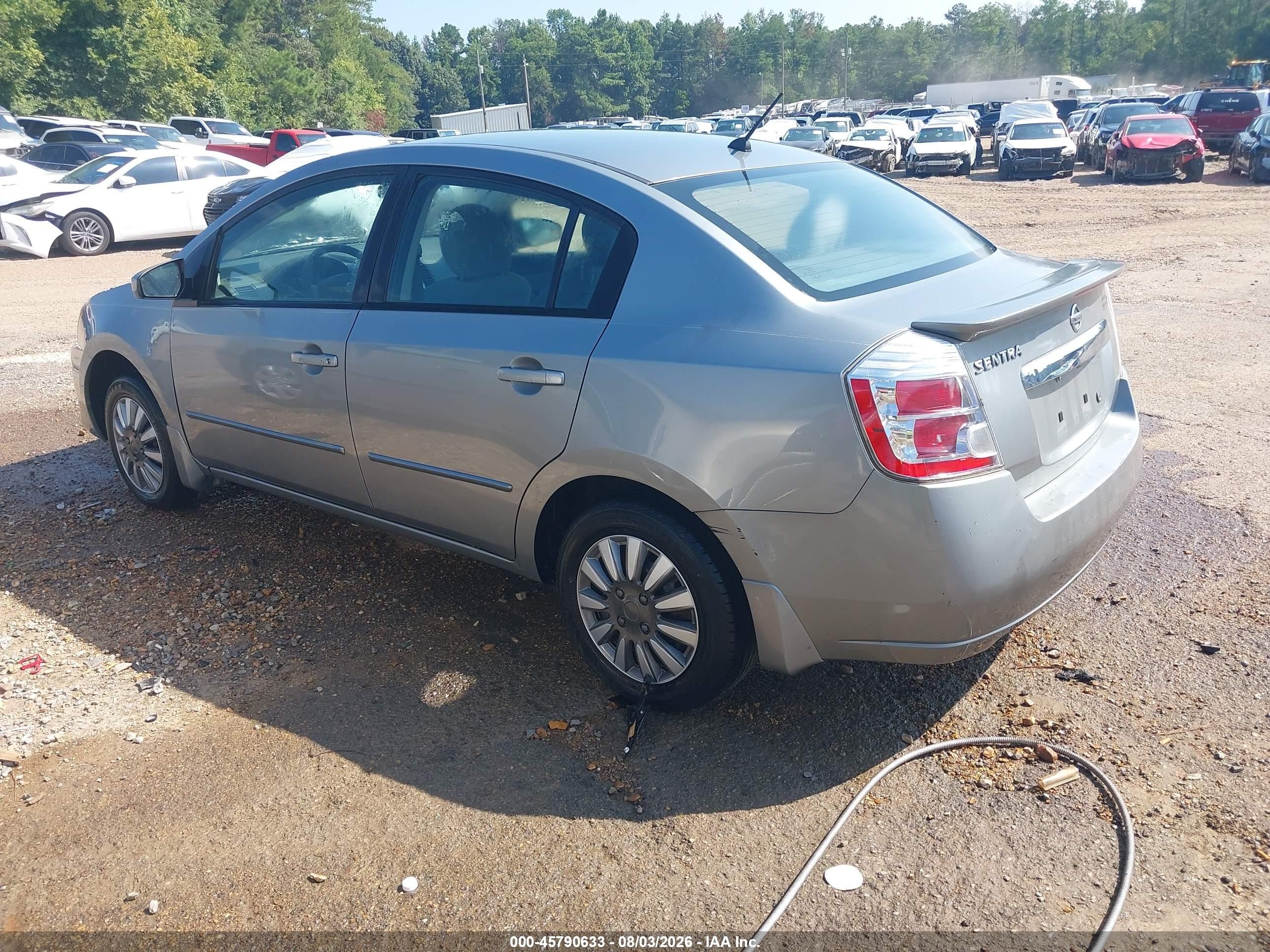 2011 Nissan Sentra 2.0 Silver vin: 3N1AB6AP9BL696444