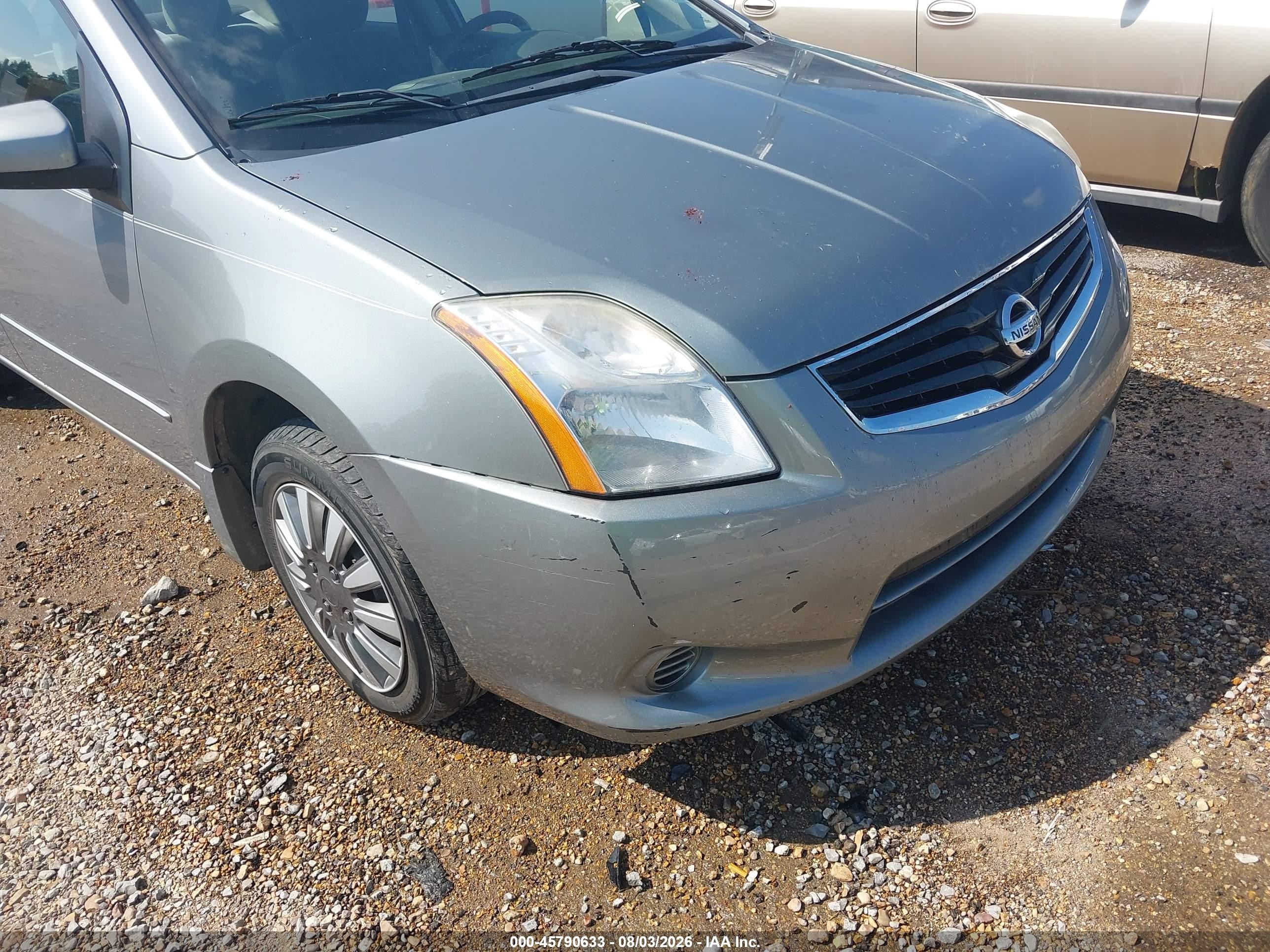 2011 Nissan Sentra 2.0 Silver vin: 3N1AB6AP9BL696444