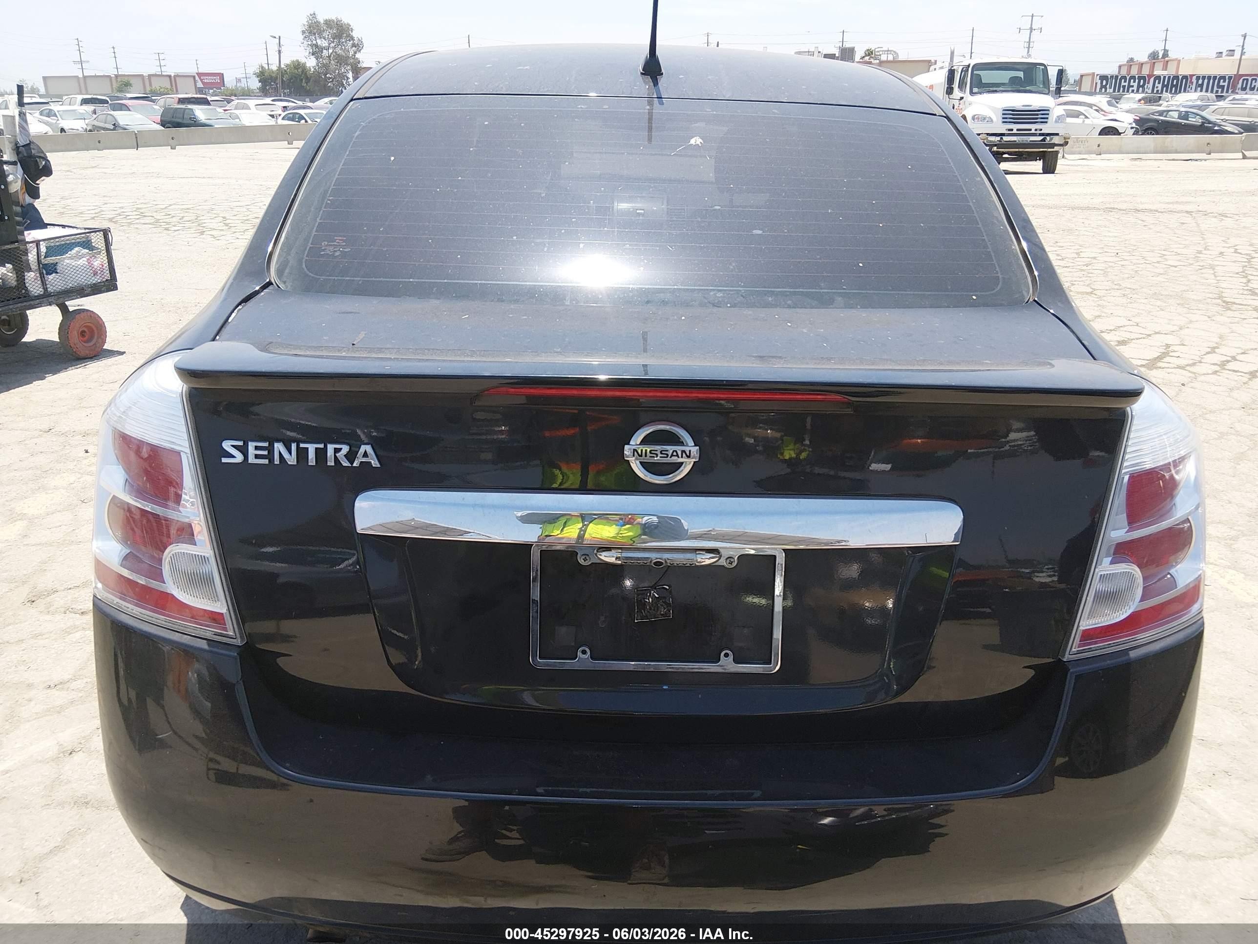 2011 Nissan Sentra 2.0s Black vin: 3N1AB6AP9BL698940