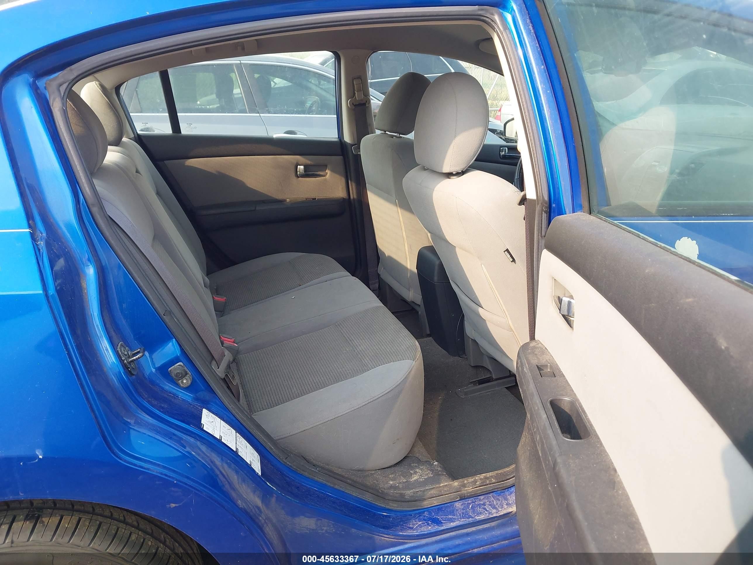 2011 Nissan Sentra 2.0sr Blue vin: 3N1AB6AP9BL709192