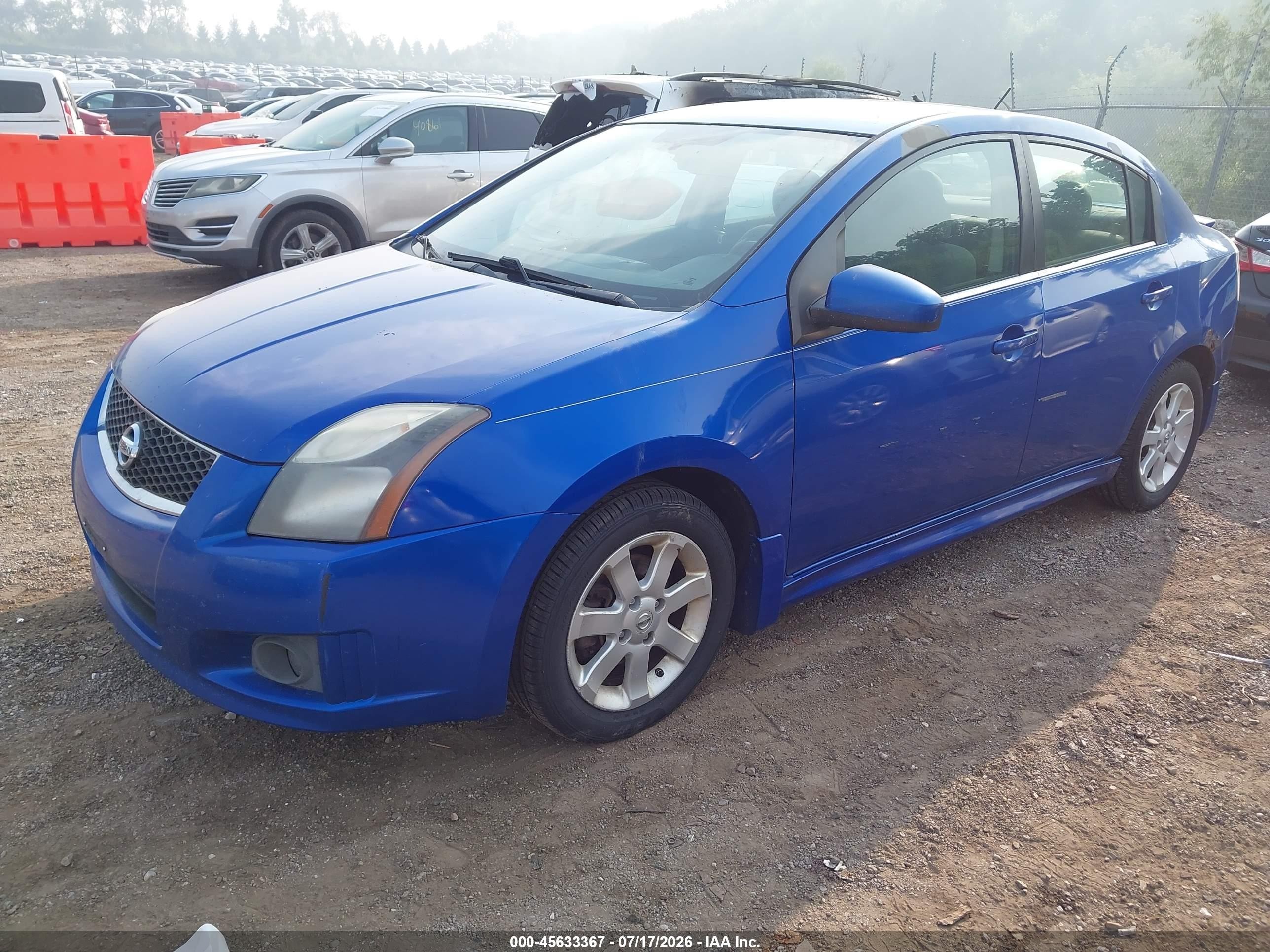 2011 Nissan Sentra 2.0sr Blue vin: 3N1AB6AP9BL709192