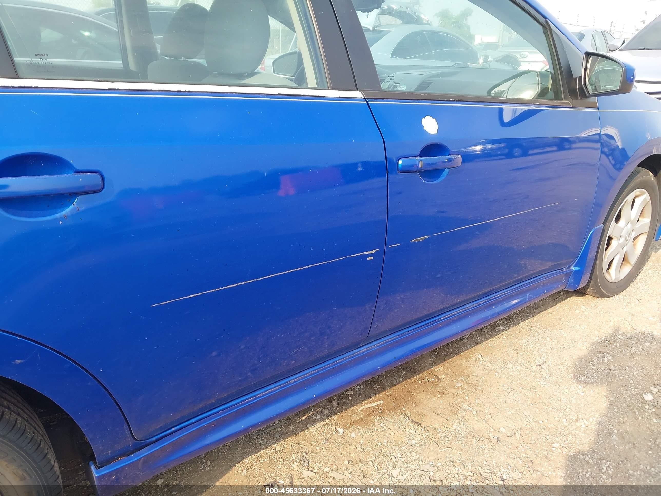 2011 Nissan Sentra 2.0sr Blue vin: 3N1AB6AP9BL709192