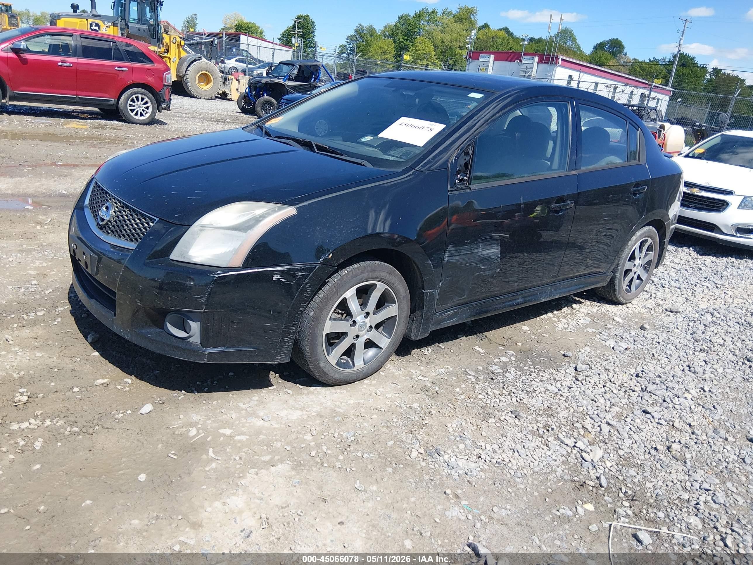 2011 Nissan Sentra 2.0sr Black vin: 3N1AB6AP9BL714537