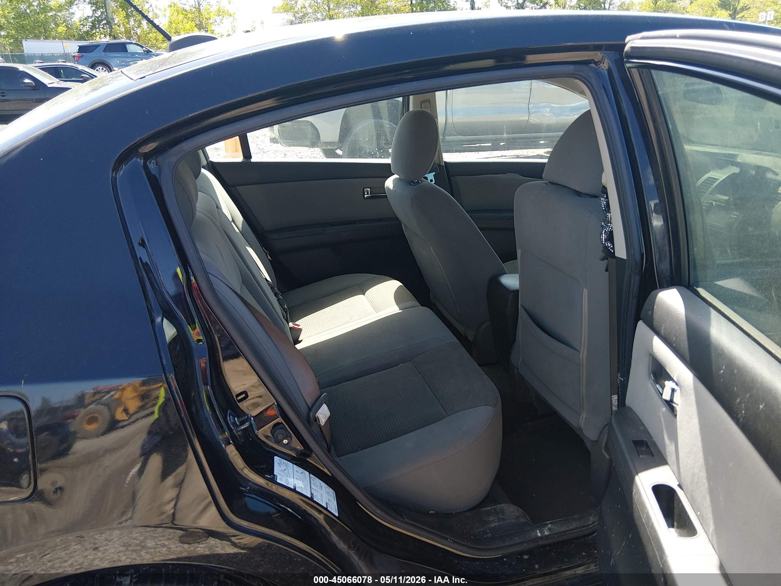 2011 Nissan Sentra 2.0sr Black vin: 3N1AB6AP9BL714537